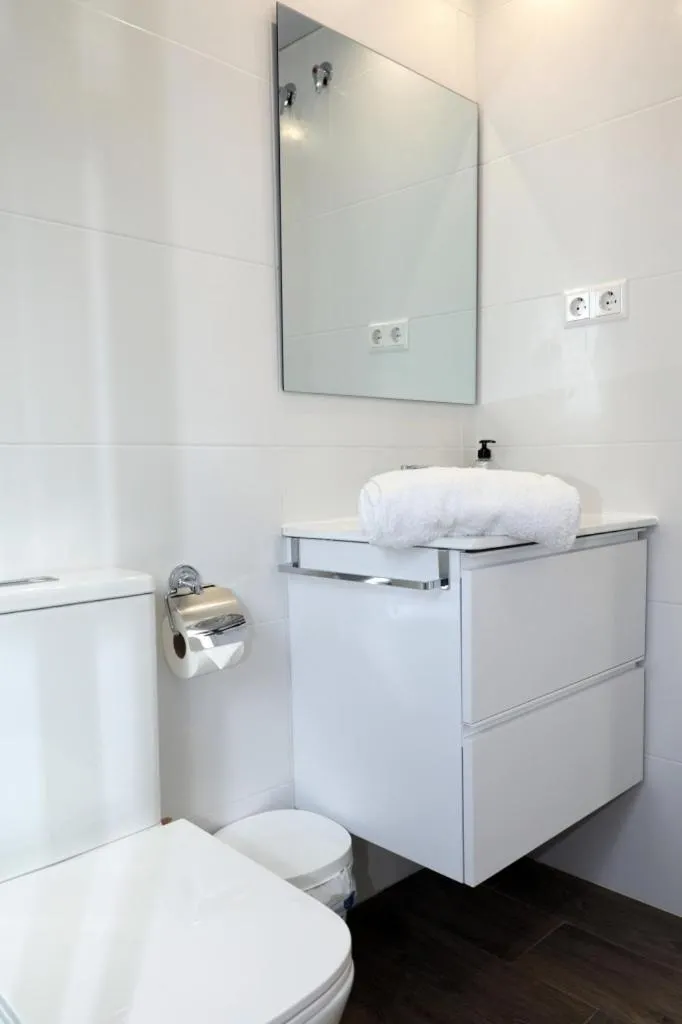 Bathroom in Sea Front Apartment in La Cala de Mijas
