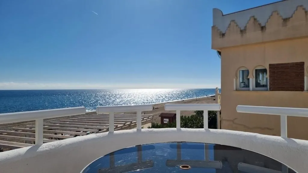 Patio in Sea Front Apartment in La Cala de Mijas