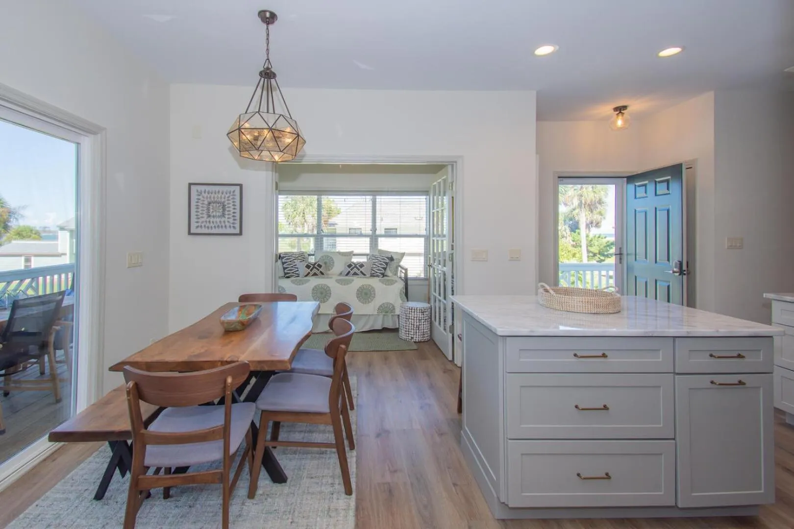 Photo of the whole room in Magnificent ocean views from upper floor of this 3BR home