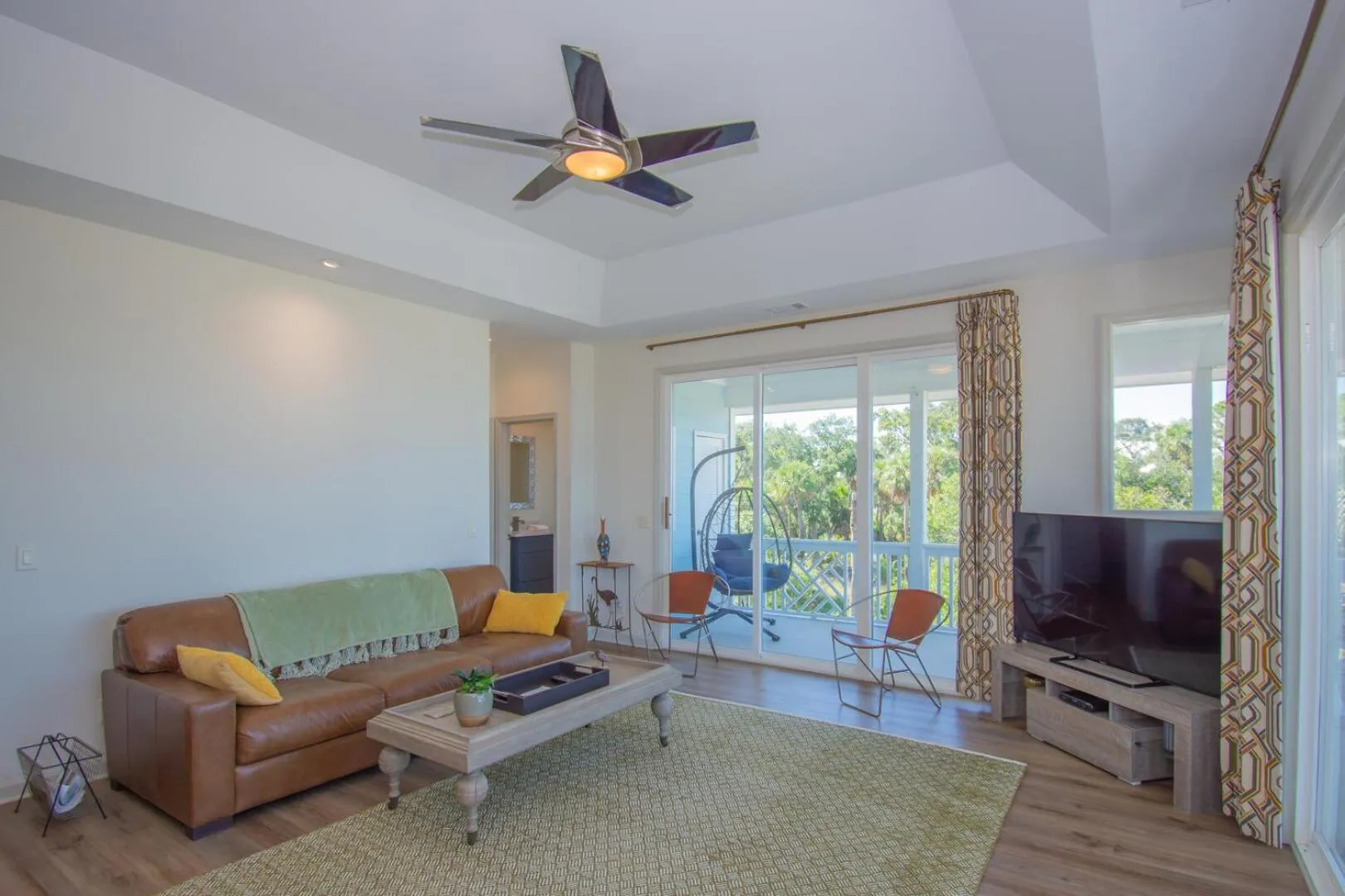 Photo of the whole room in Magnificent ocean views from upper floor of this 3BR home