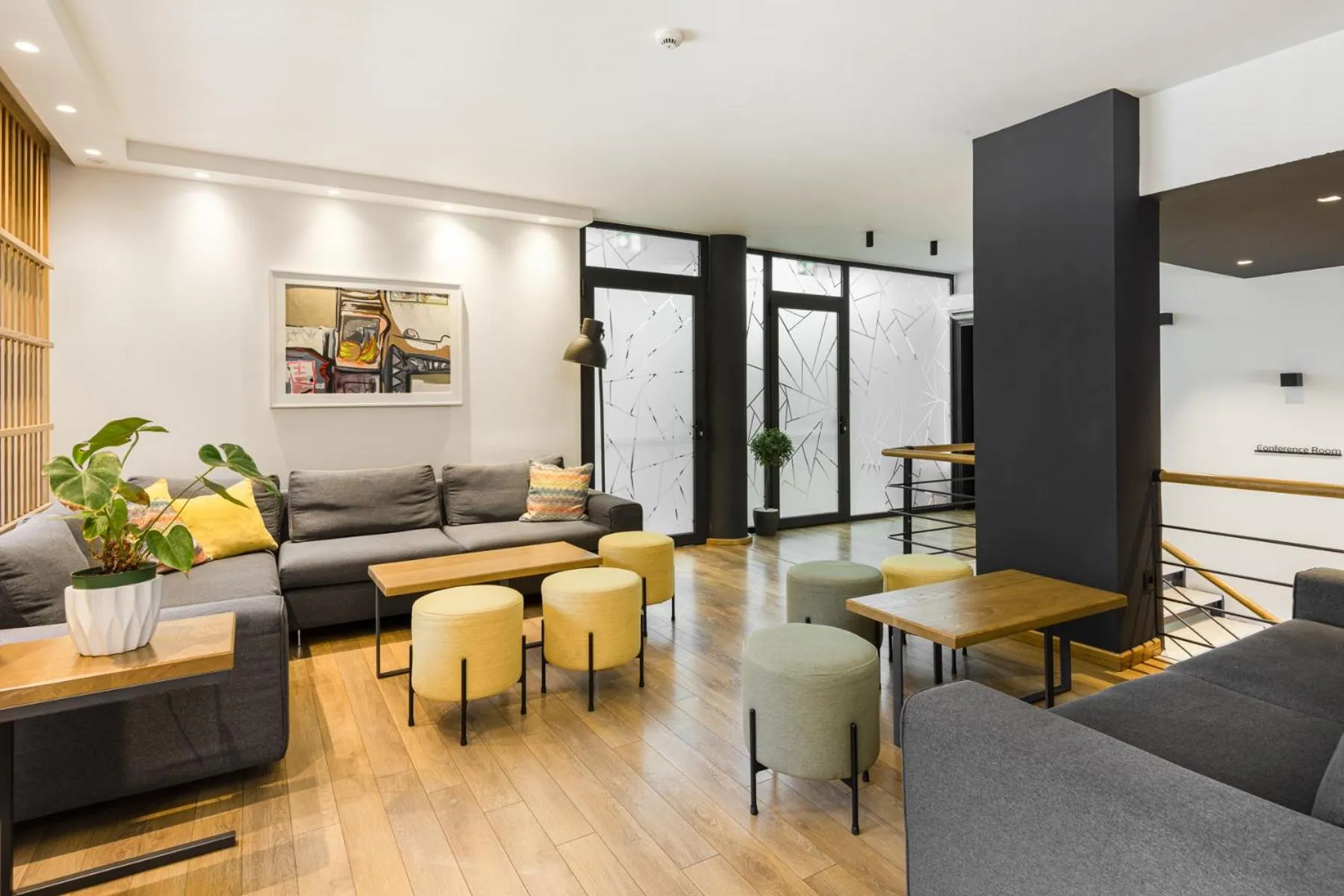 Seating area in Park Hotel