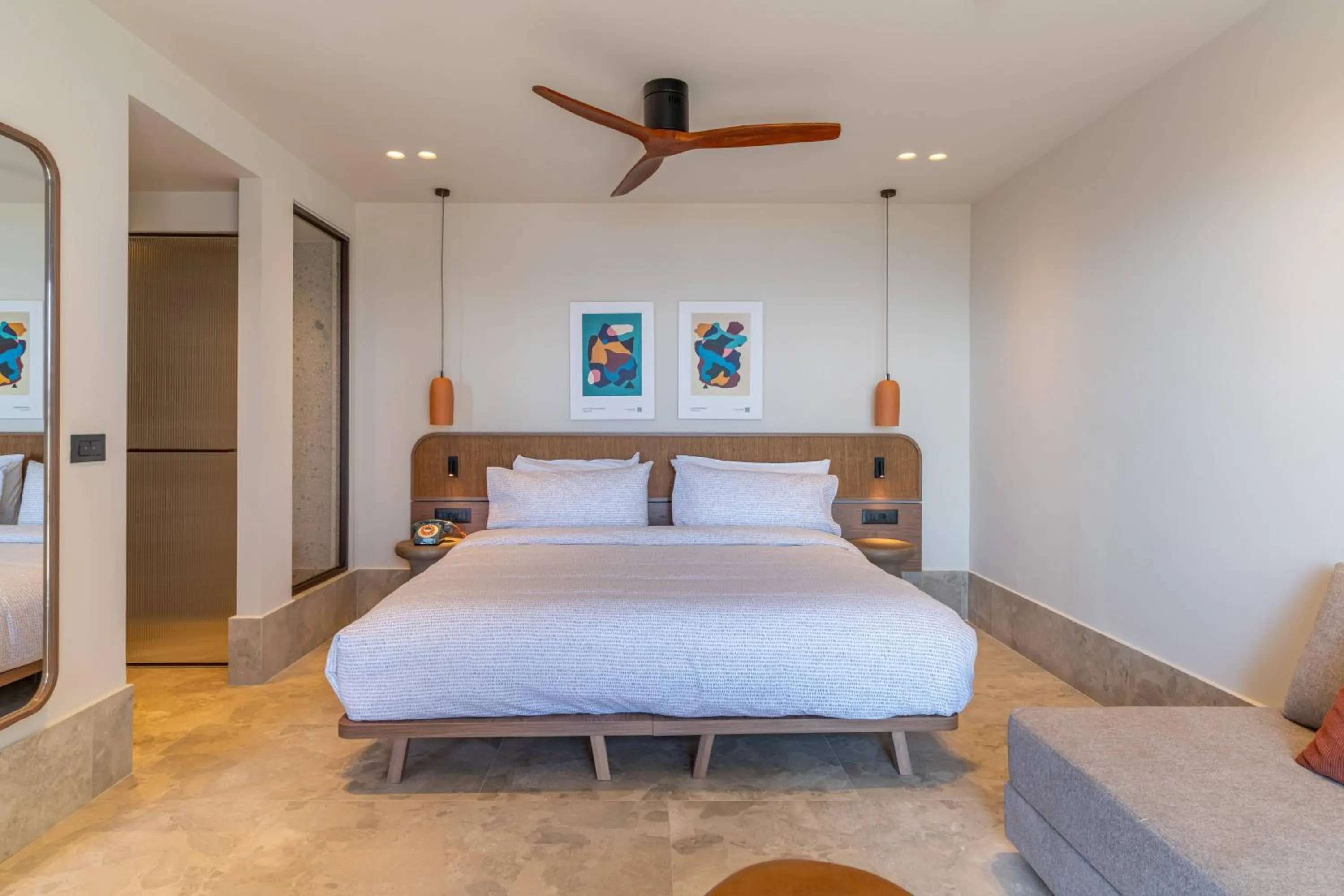 Bed in INNSiDE Elounda