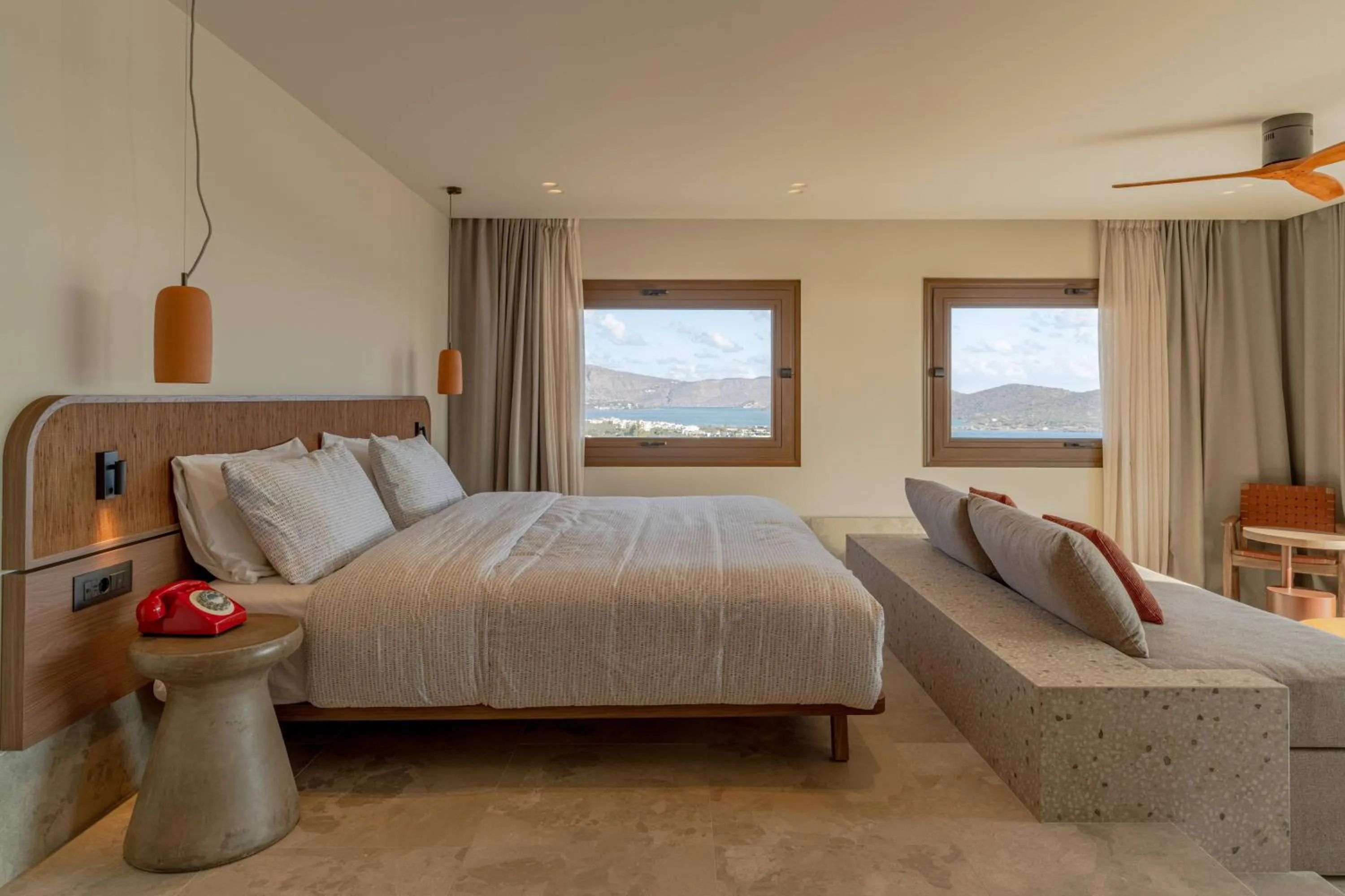 Bed in INNSiDE Elounda