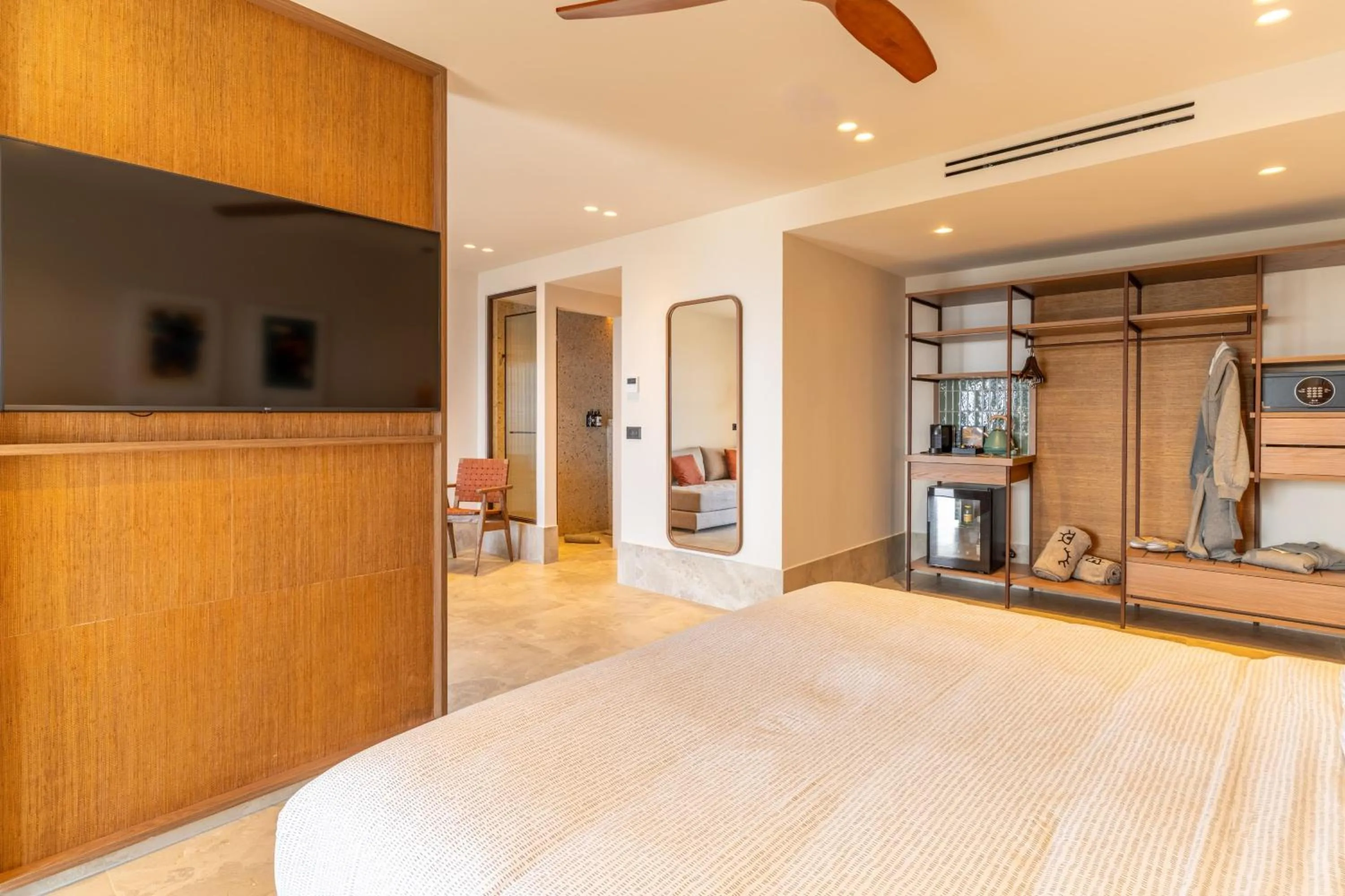 Bed in INNSiDE Elounda