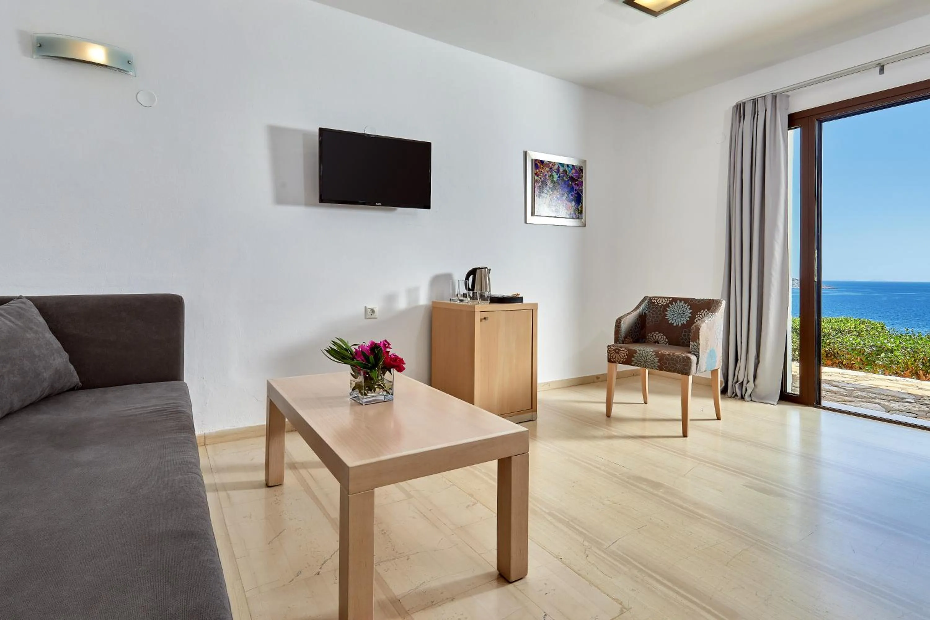 Seating Area in Elounda Ilion Hotel Bungalows