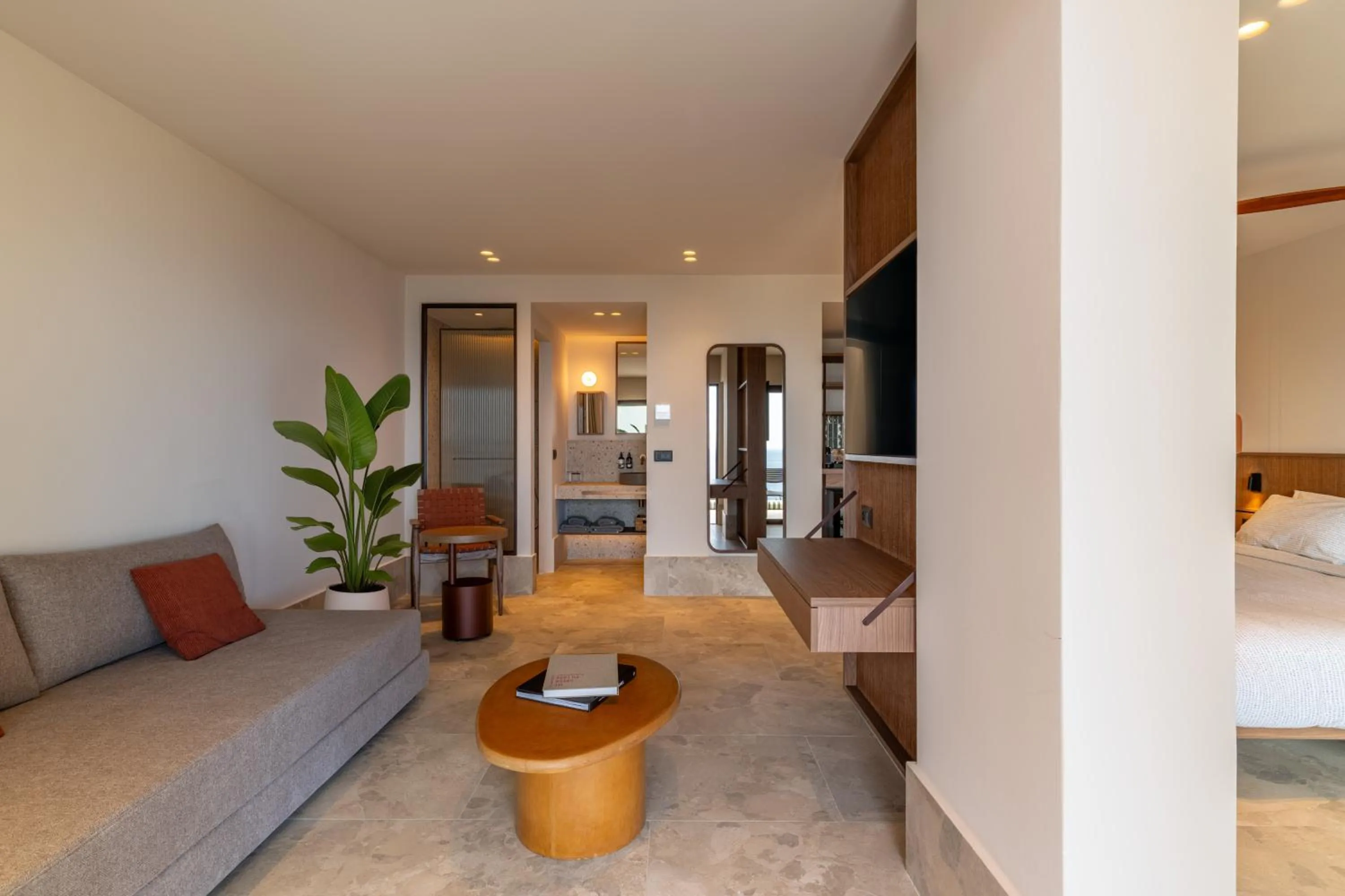 Communal lounge/ TV room, Bed in INNSiDE by Melia Elounda