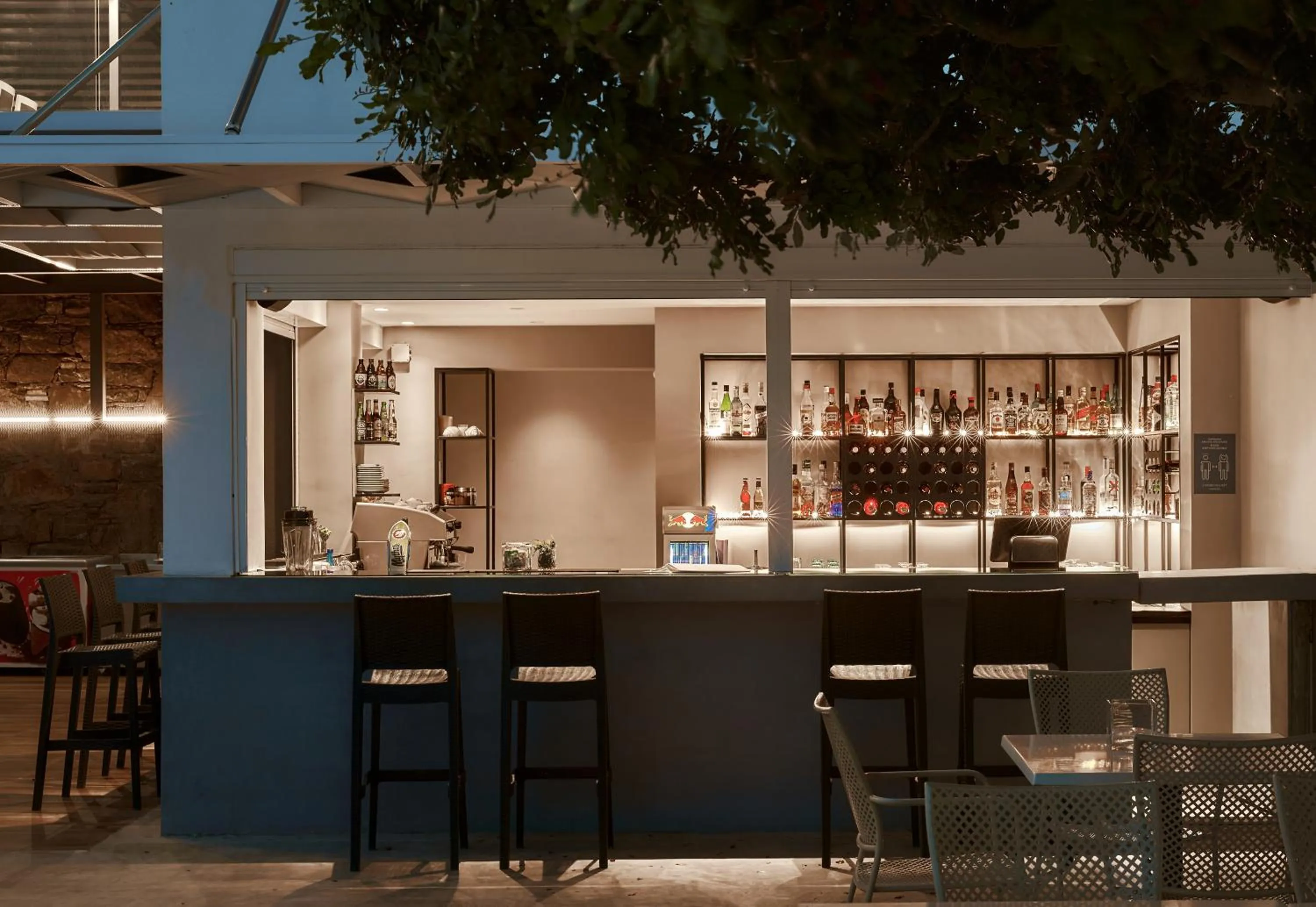 Property building, Lounge/Bar in Elounda Ilion Hotel Bungalows