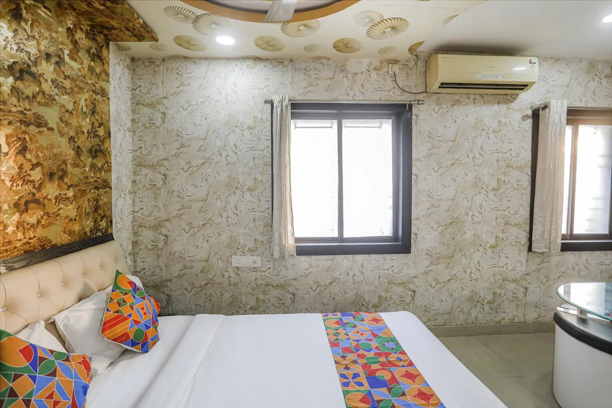 Bed in FabHotel Greenland Classic - Bhubaneswar Airport
