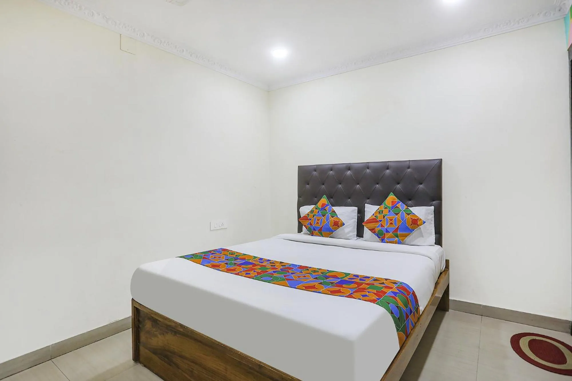 Bed in FabHotel Greenland Classic - Bhubaneswar Airport