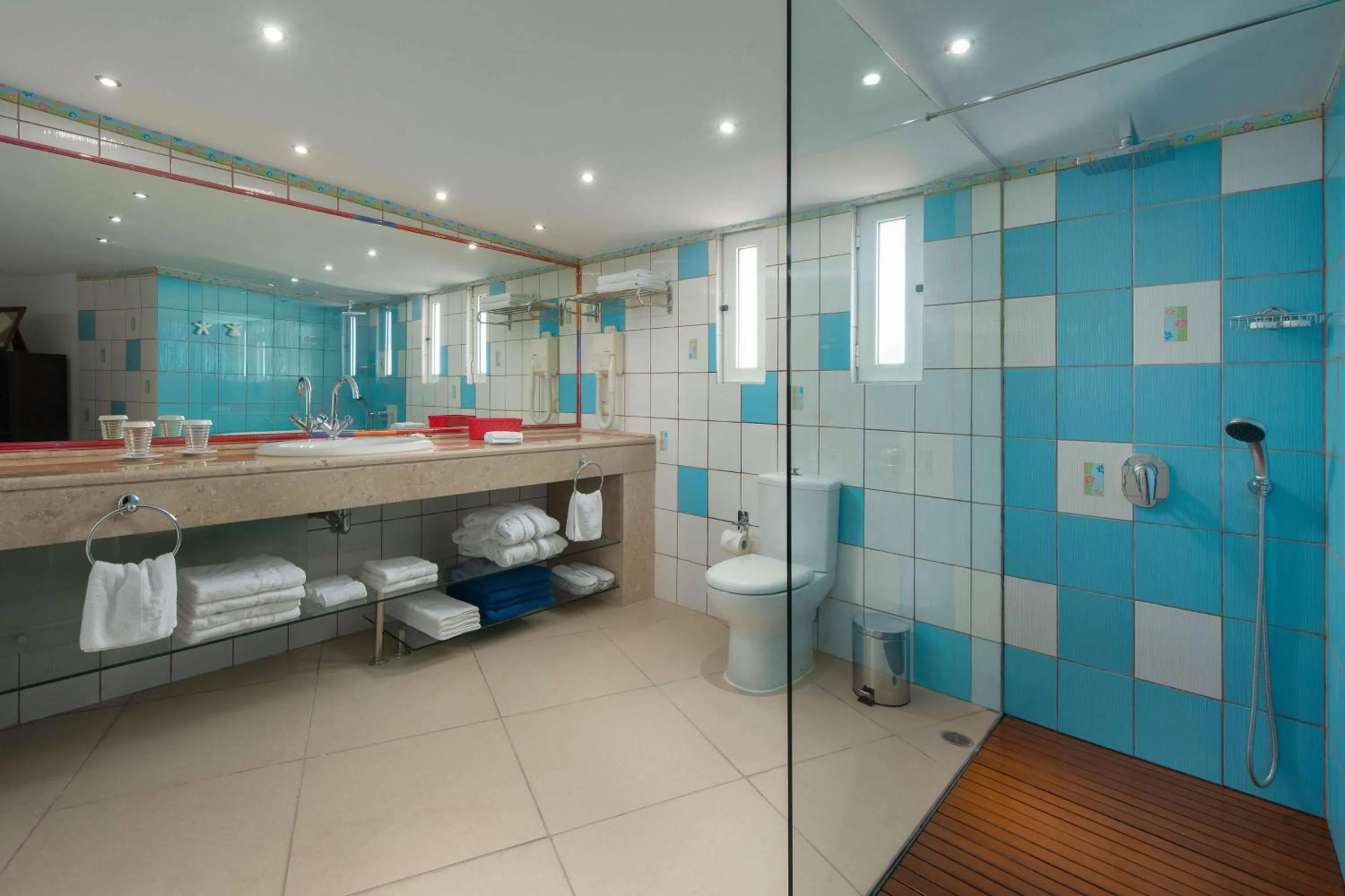 Bathroom in Dionysos Hotel