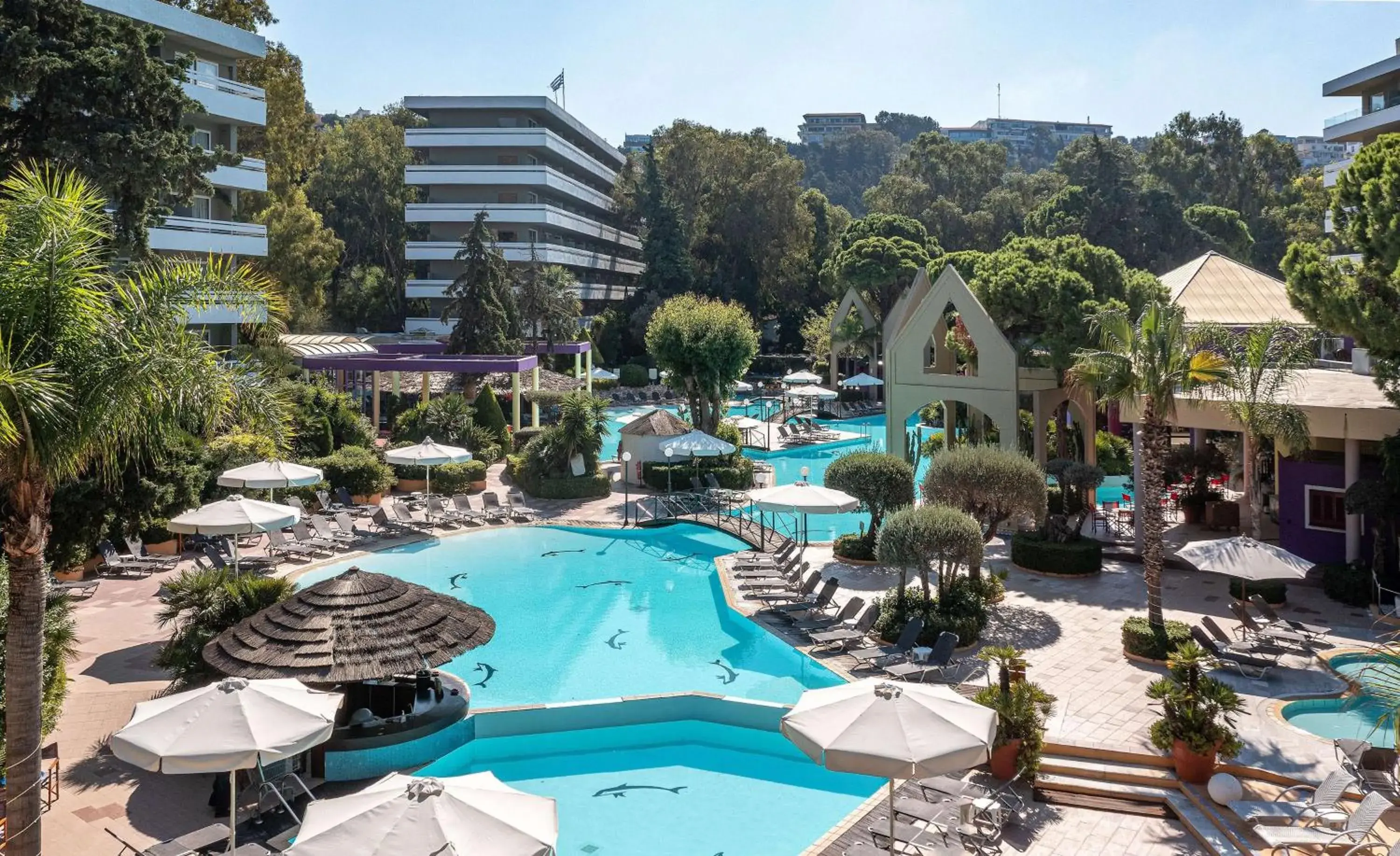 Swimming pool in Dionysos Hotel Swimming pool in Dionysos Hotel