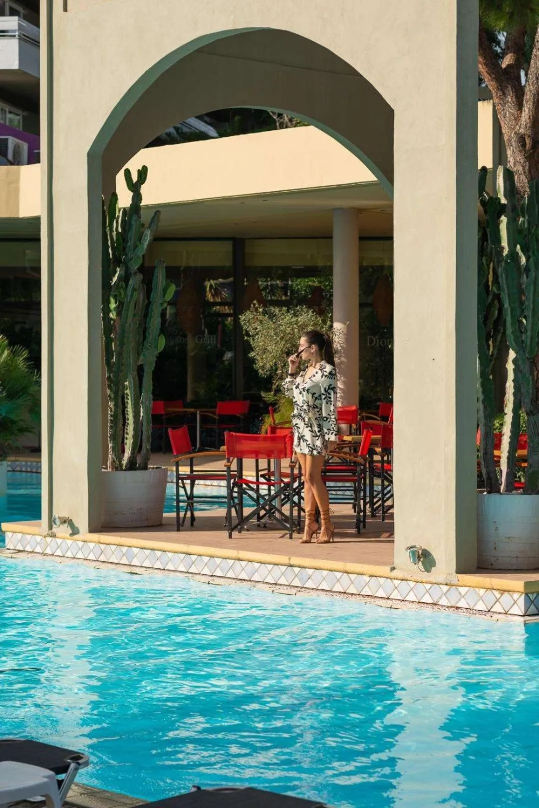 Swimming pool in Dionysos Hotel