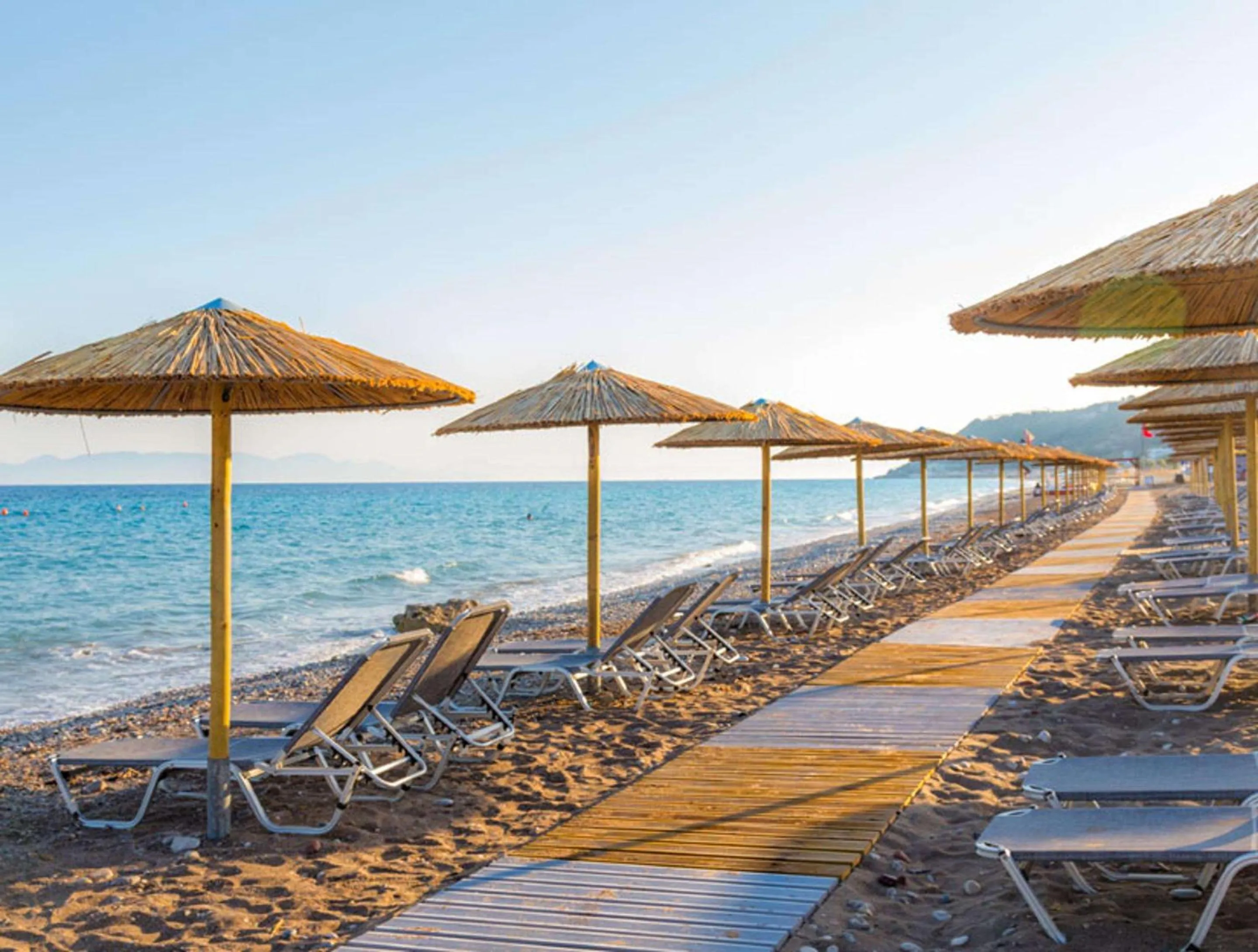 Beach in Dionysos Hotel