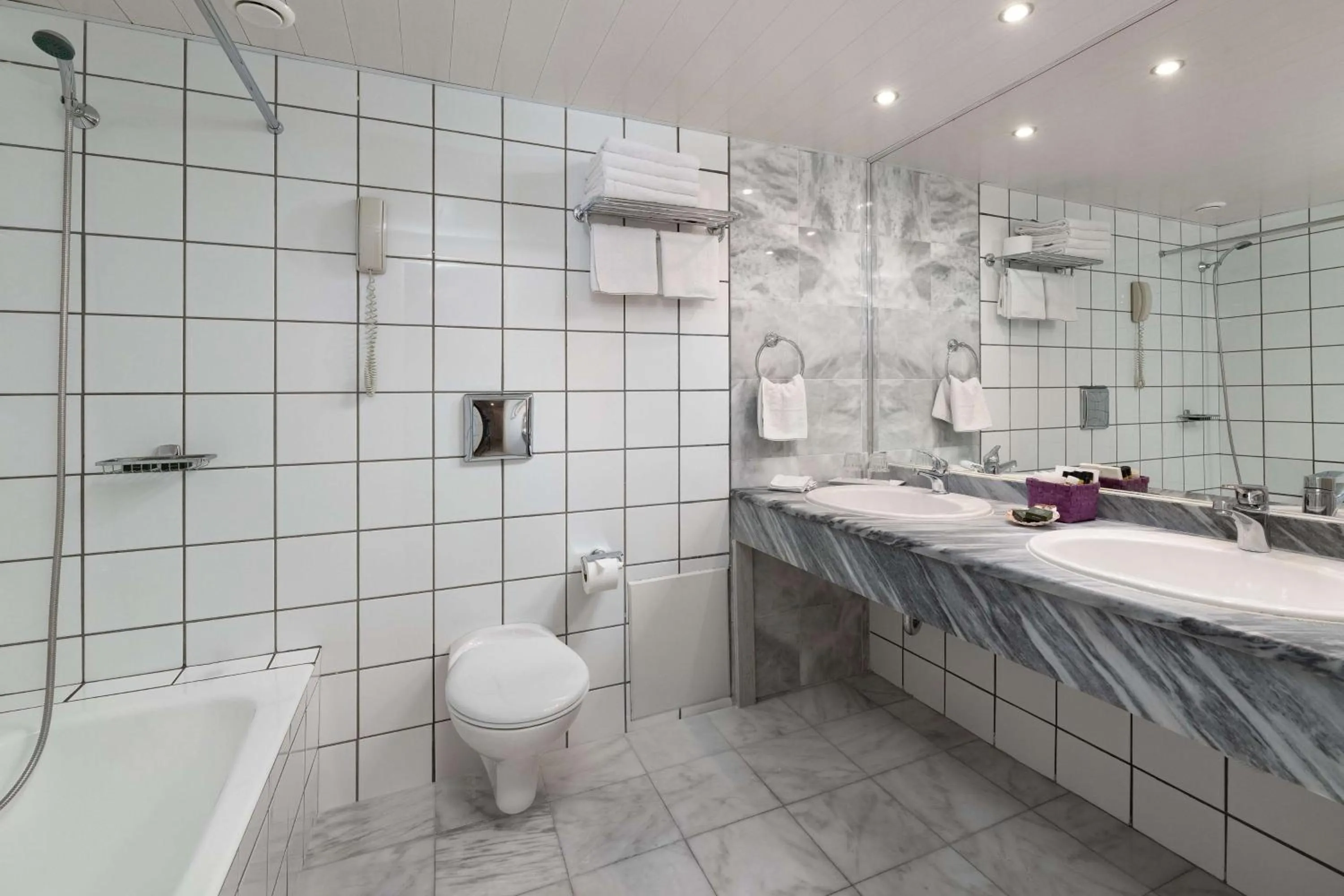 Bathroom in Dionysos Hotel