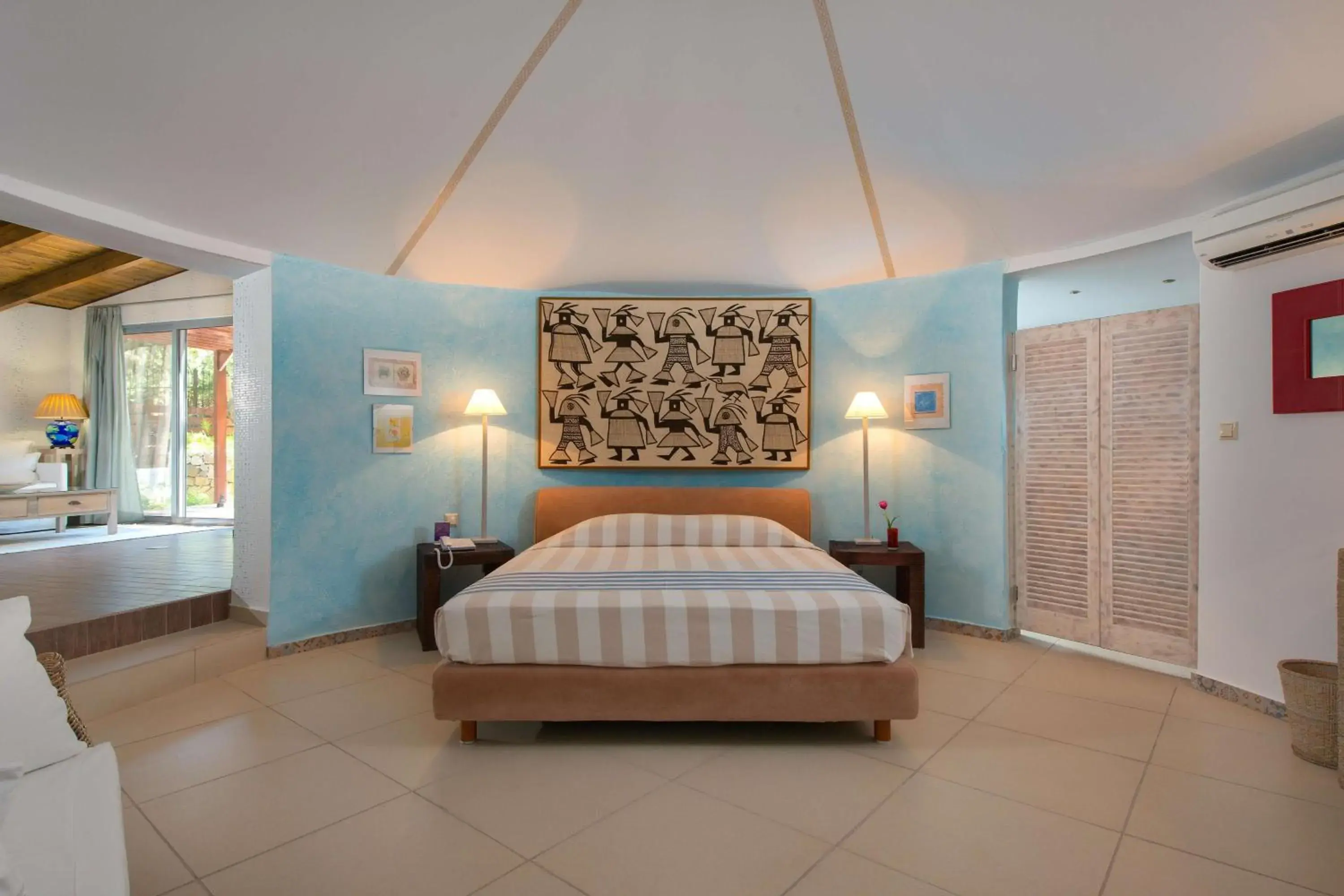 Bedroom, Bed in Dionysos Hotel Bedroom, Bed in Dionysos Hotel