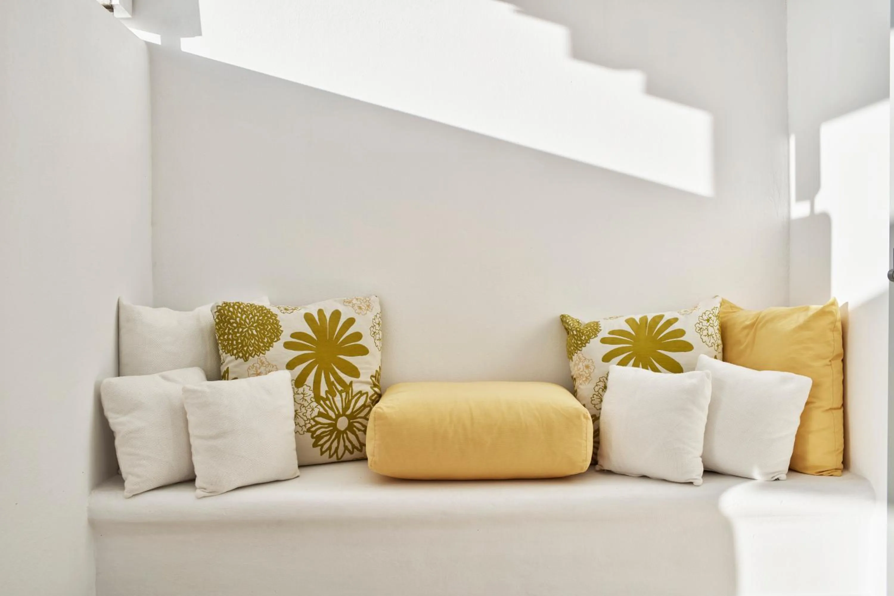 Patio in Myconian Korali Relais & Chateaux