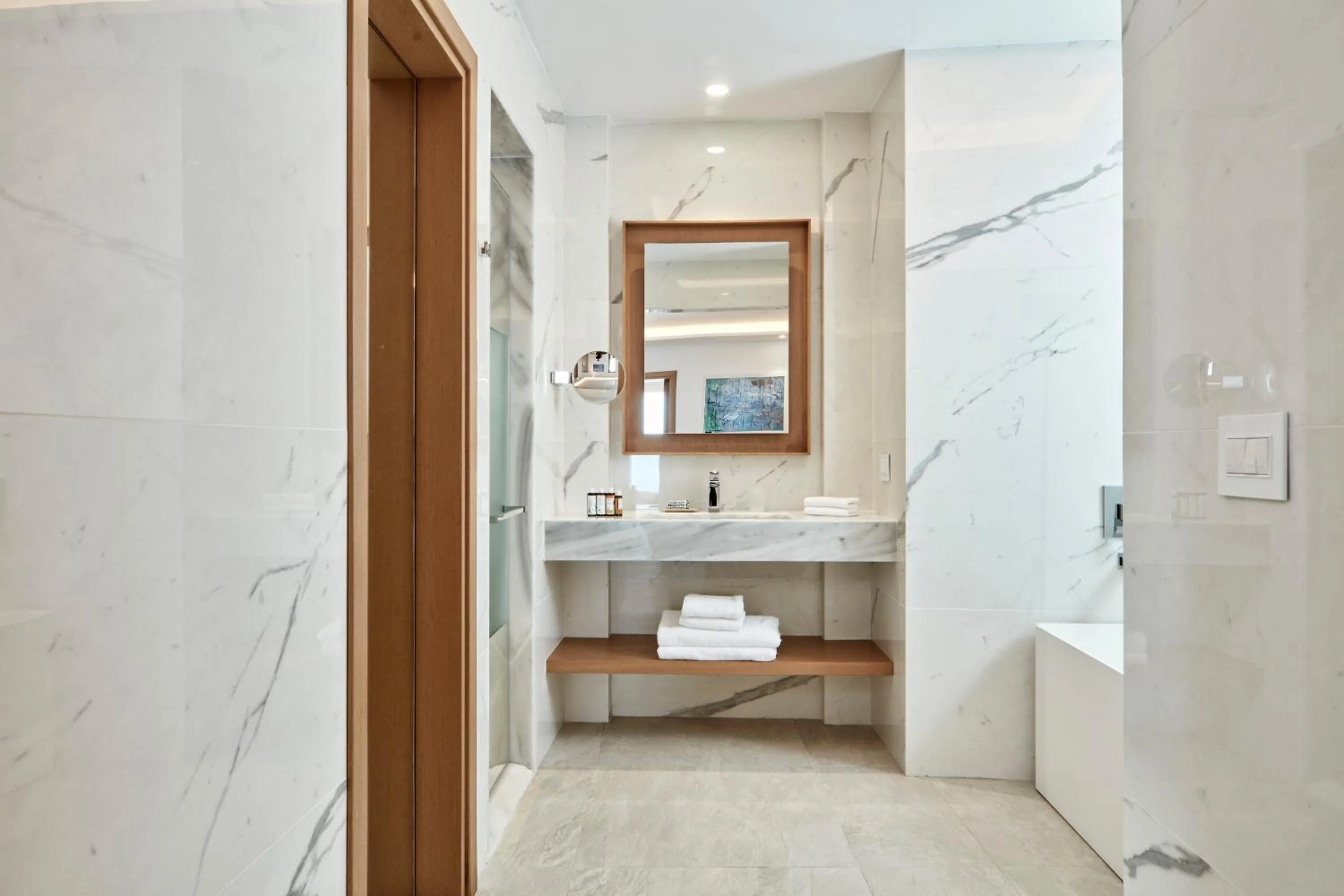 Bathroom in Myconian Korali Relais & Chateaux