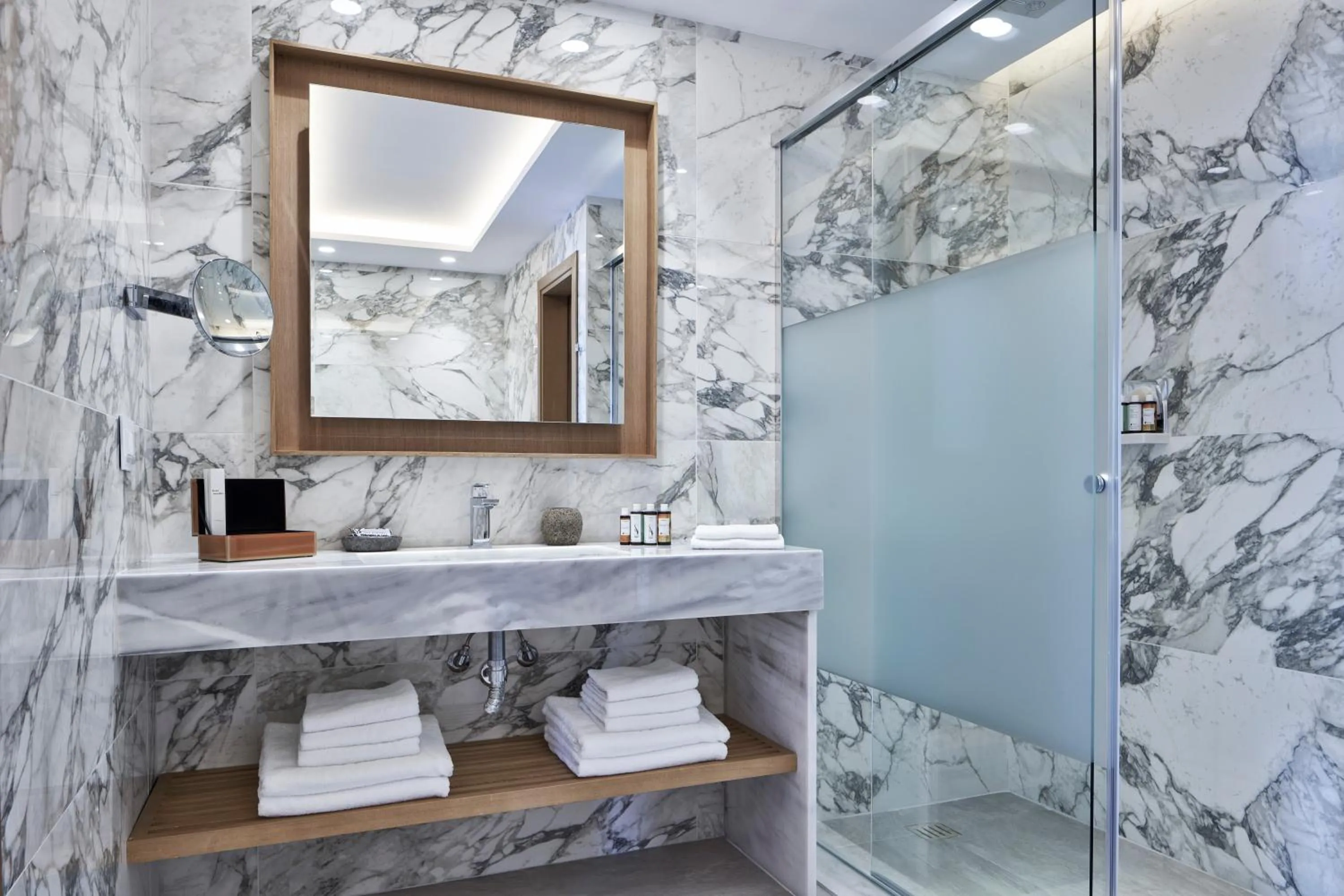 Bathroom in Myconian Korali Relais & Chateaux