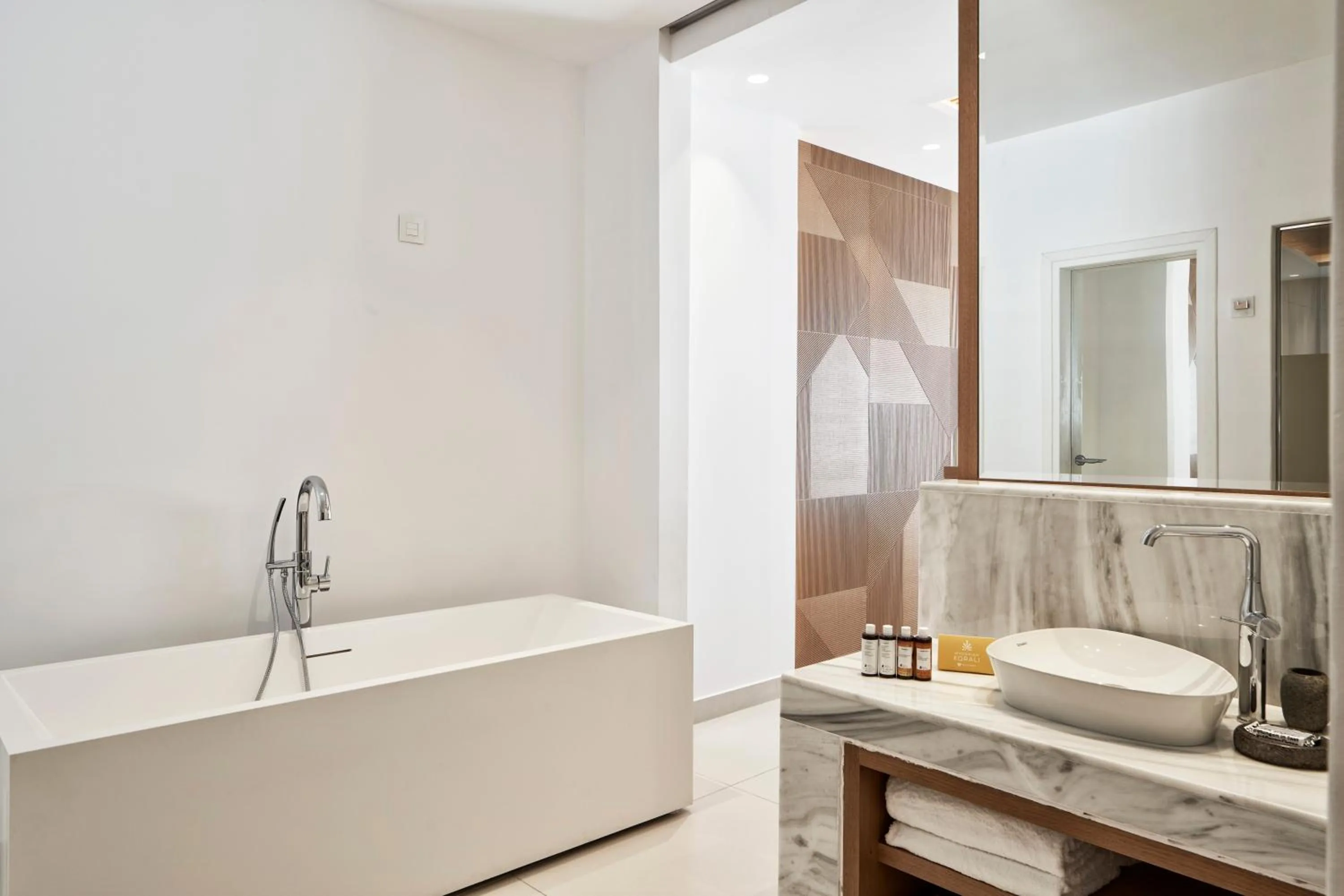 Bathroom in Myconian Korali Relais & Chateaux