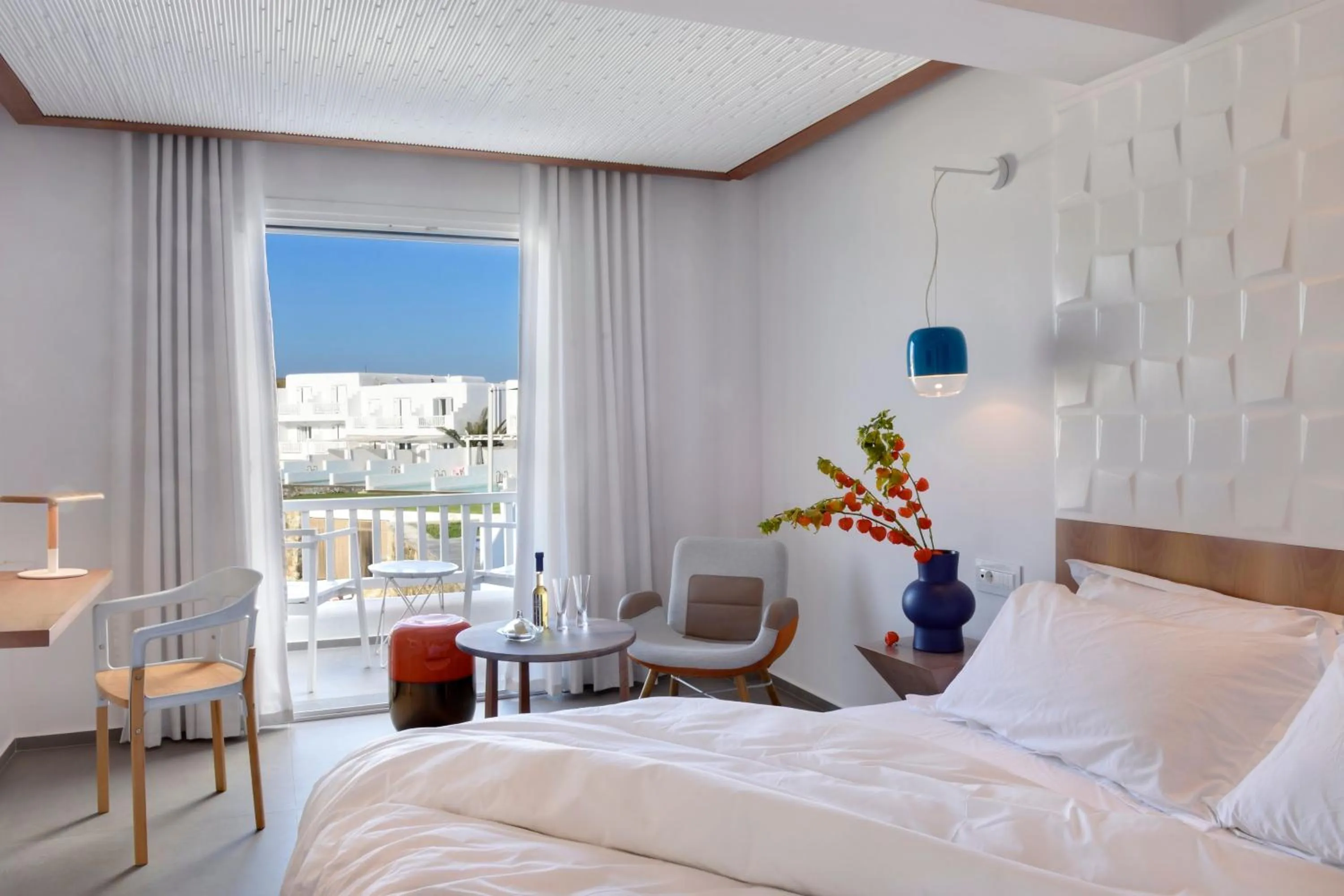 Photo of the whole room in Myconian Korali Relais & Chateaux