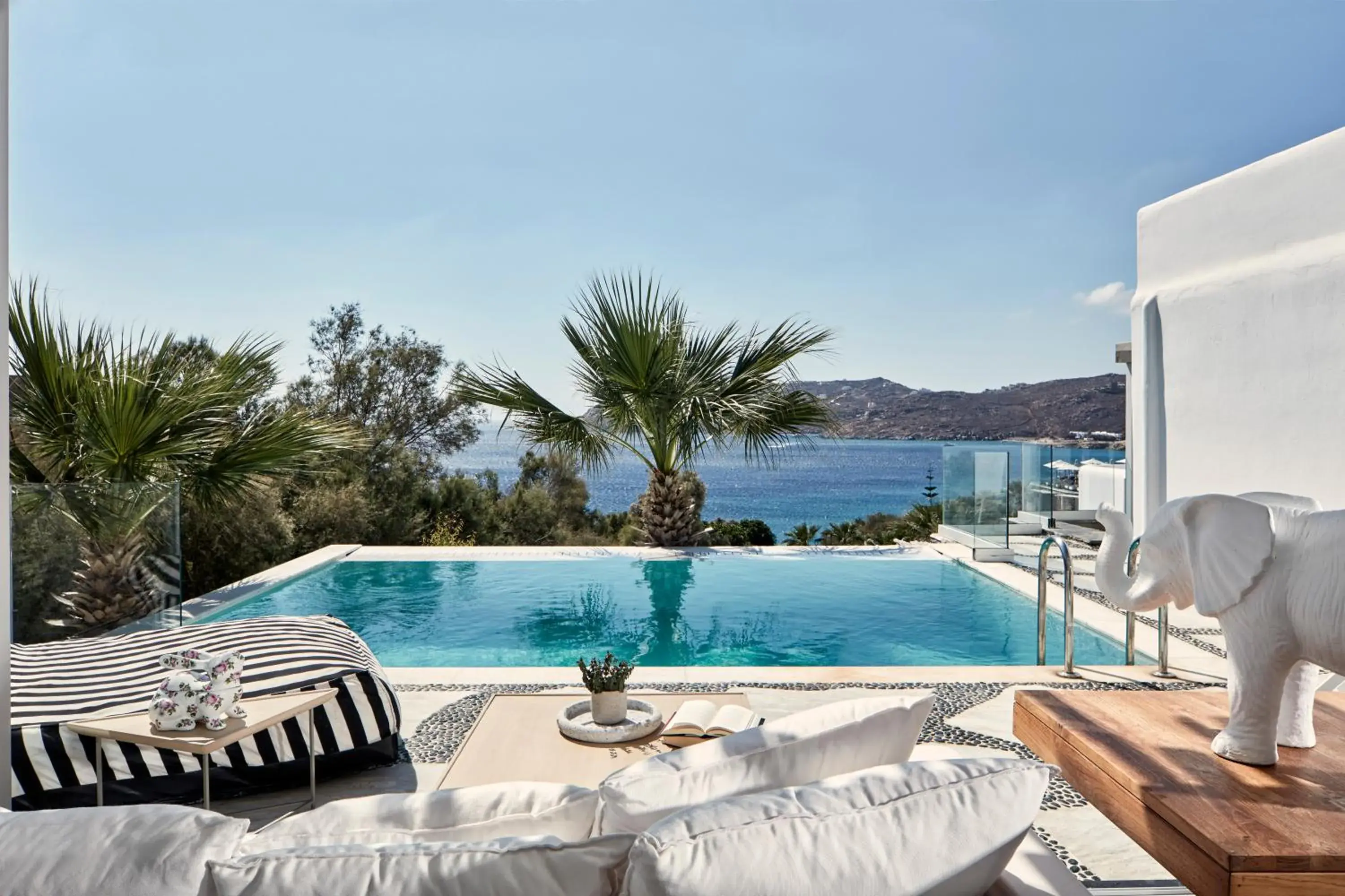 Swimming pool in Myconian Imperial - Leading Hotels of the World Swimming pool in Myconian Imperial - Leading Hotels of the World