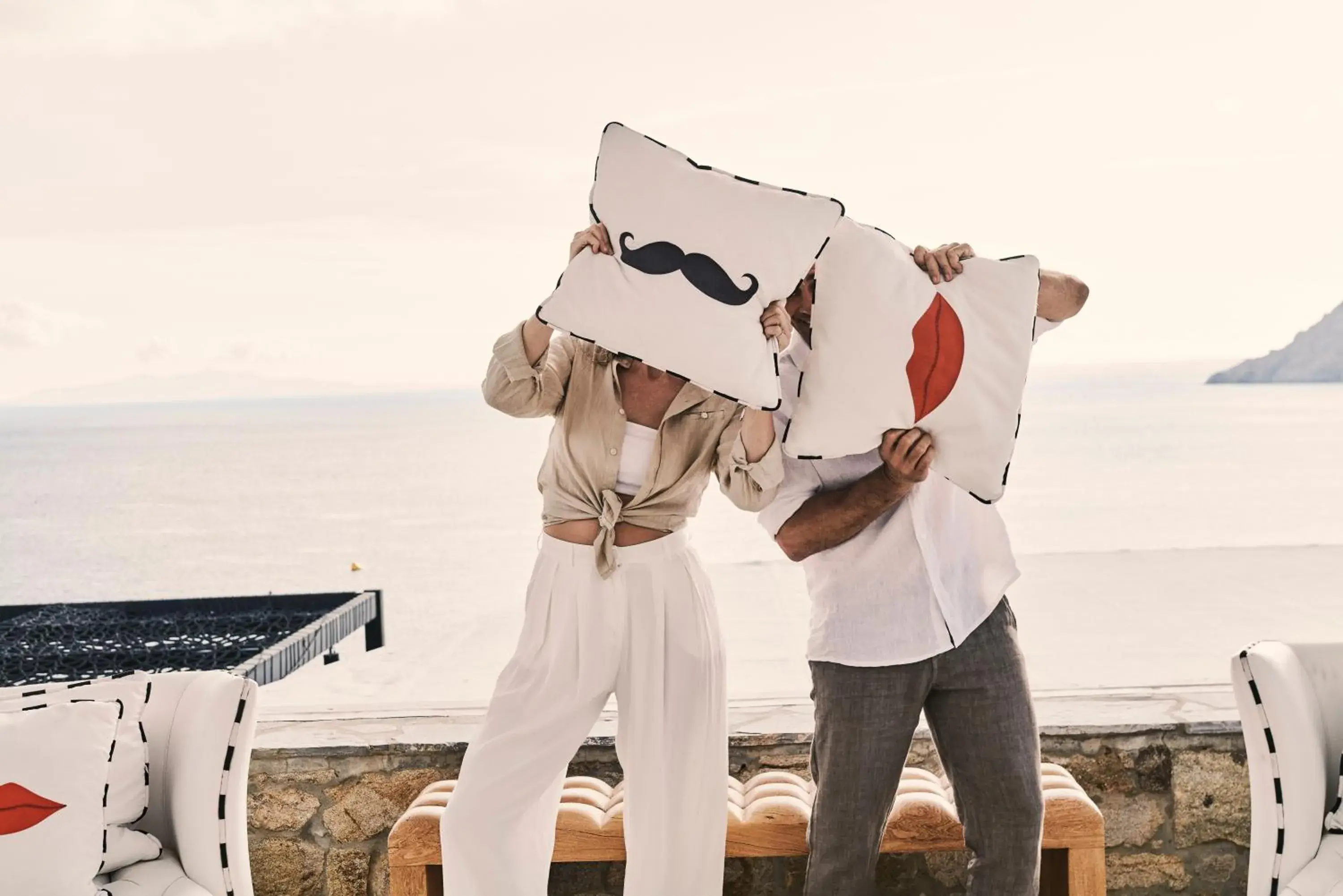 Lounge or bar in Myconian Imperial - Leading Hotels of the World Lounge or bar in Myconian Imperial - Leading Hotels of the World