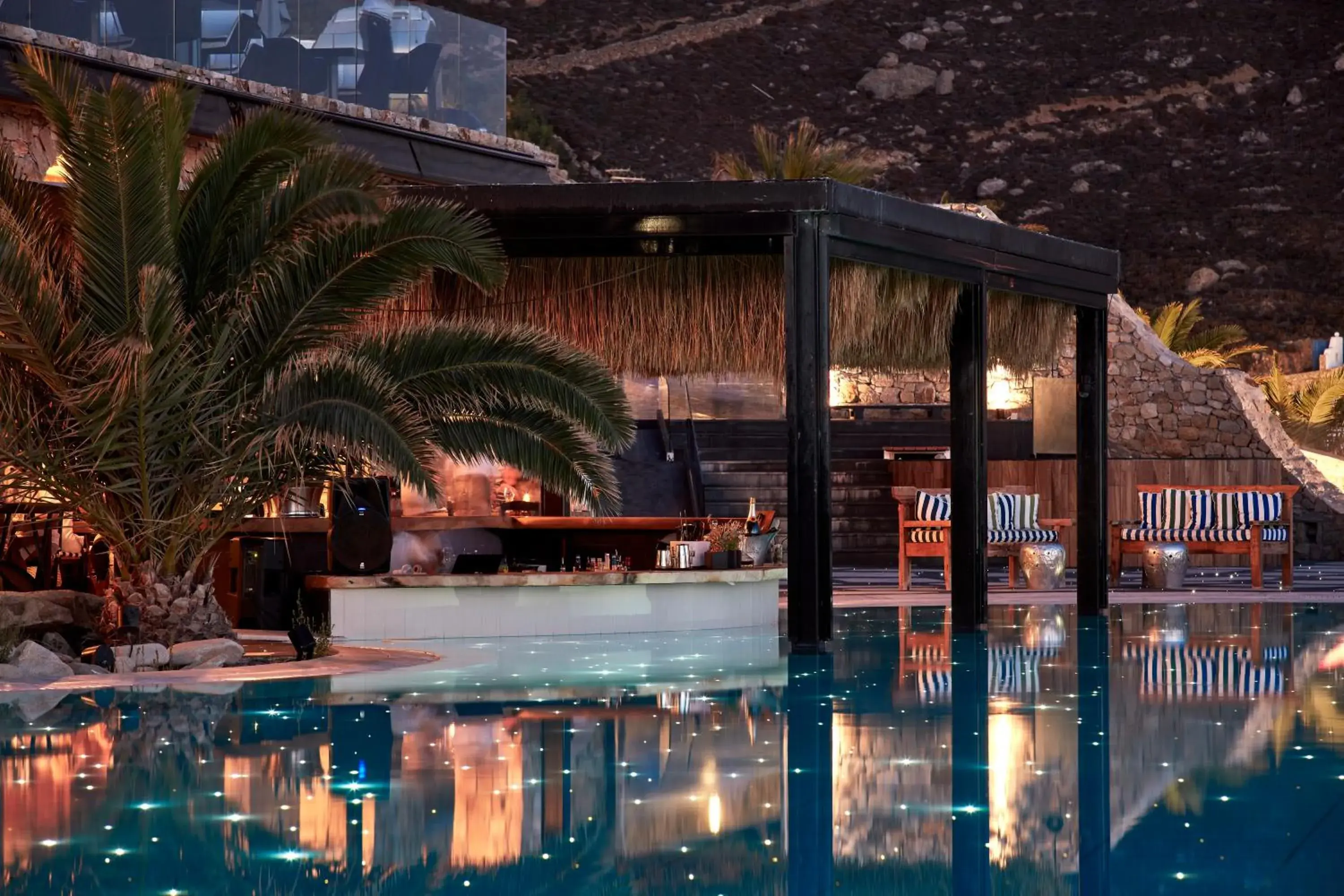 Swimming pool in Royal Myconian - Leading Hotels of the World Swimming pool in Royal Myconian - Leading Hotels of the World