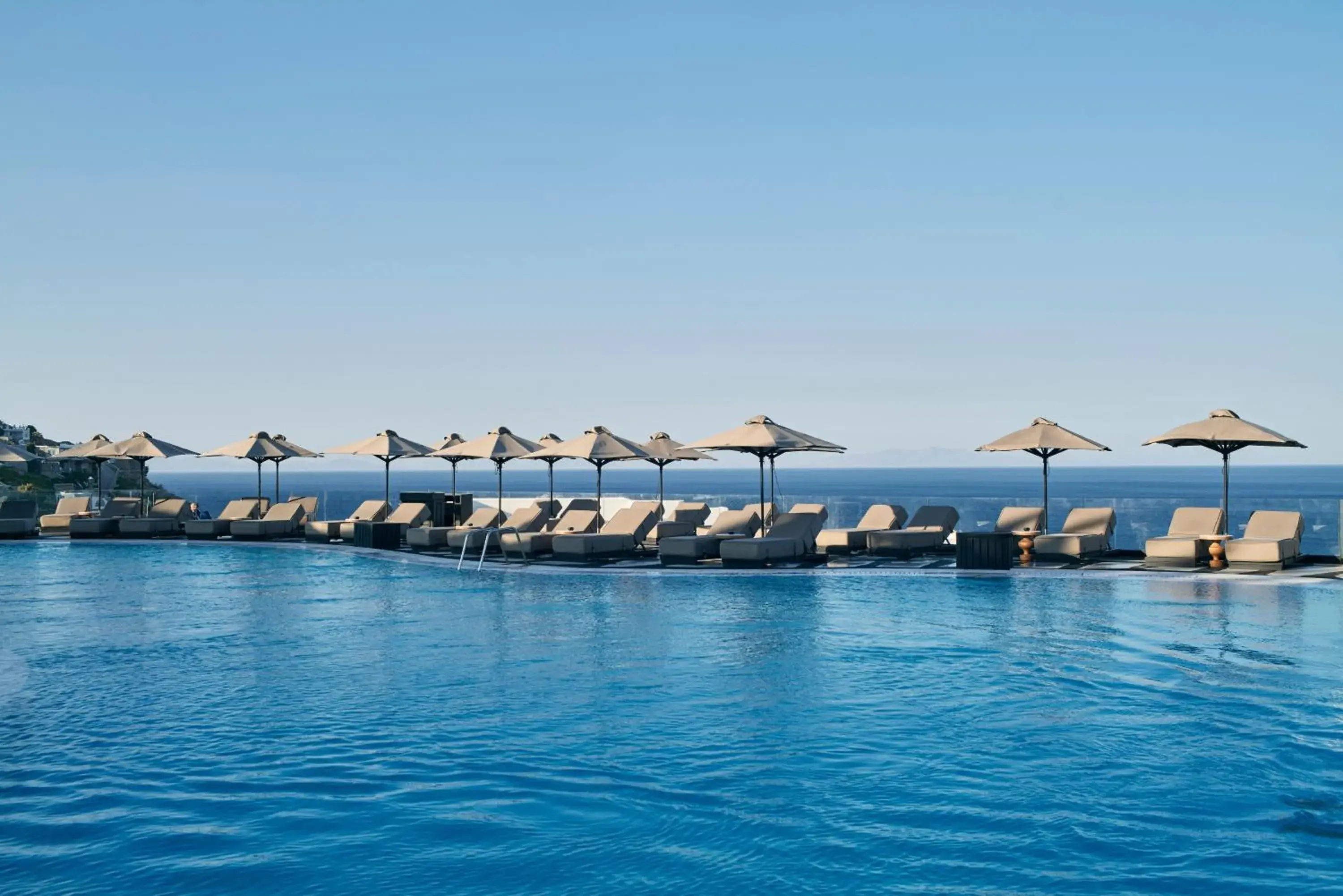 Swimming pool in Royal Myconian - Leading Hotels of the World Swimming pool in Royal Myconian - Leading Hotels of the World