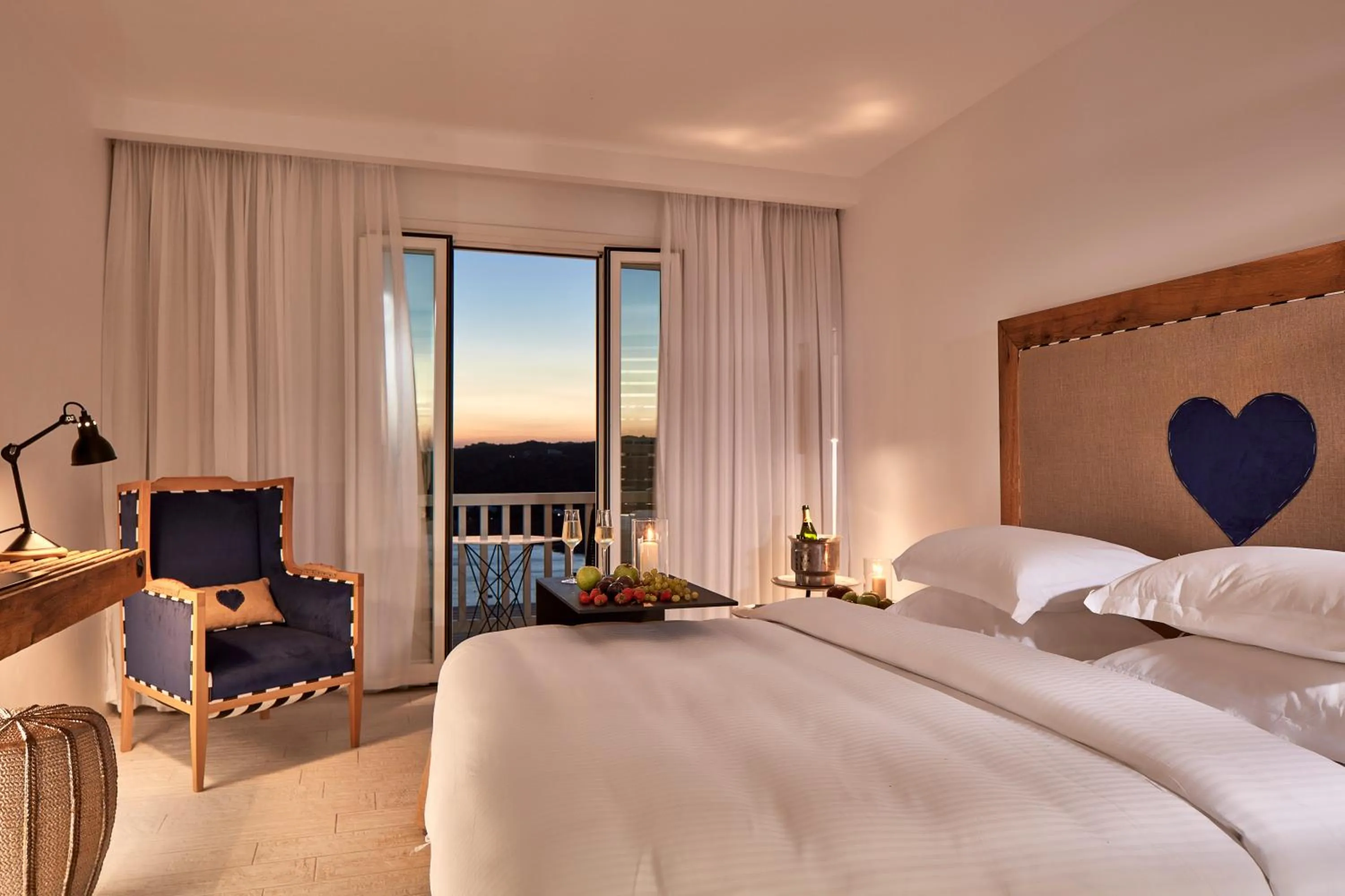 Photo of the whole room, Bed in Royal Myconian - Leading Hotels of the World