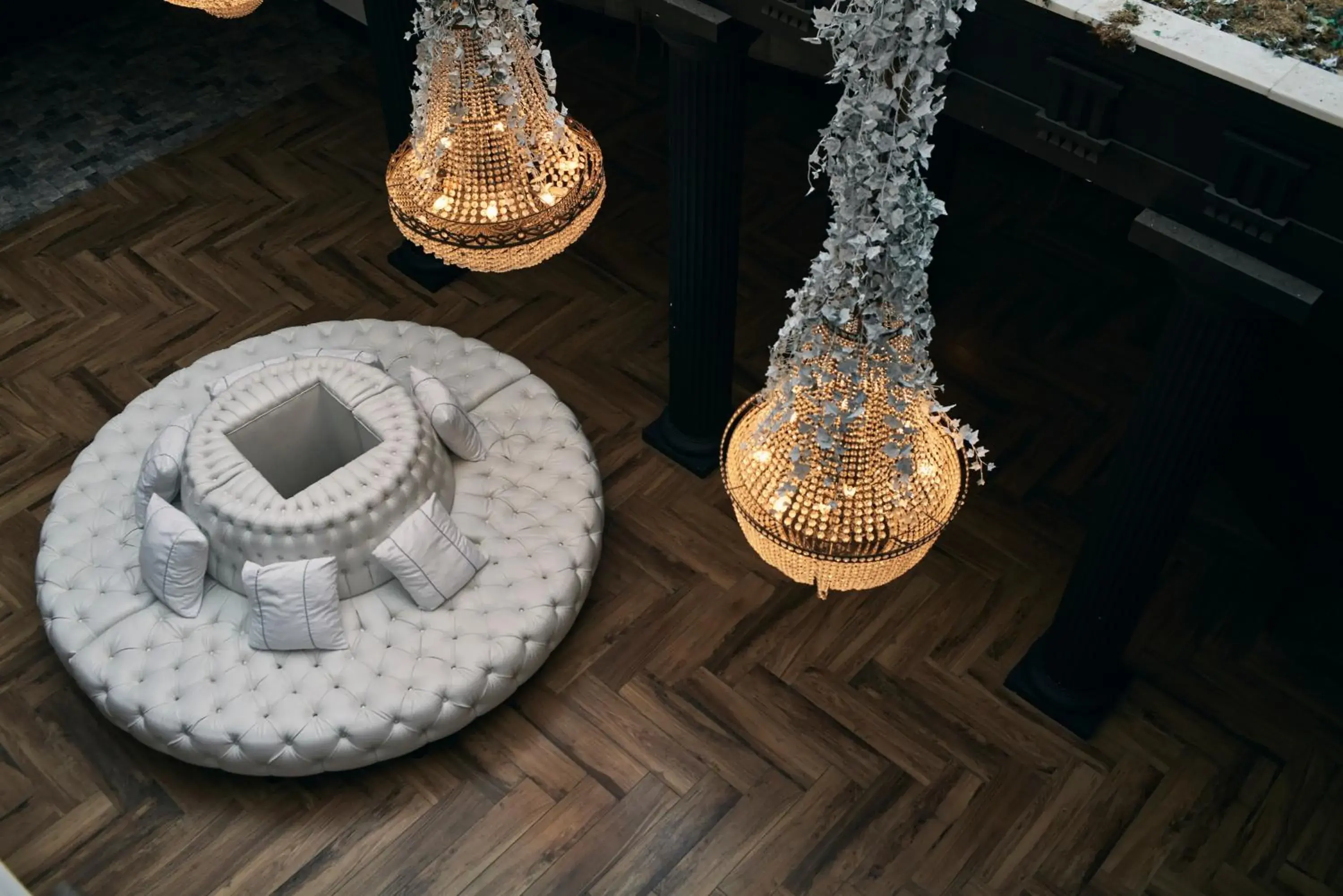 Lounge or bar in Royal Myconian - Leading Hotels of the World Lounge or bar in Royal Myconian - Leading Hotels of the World