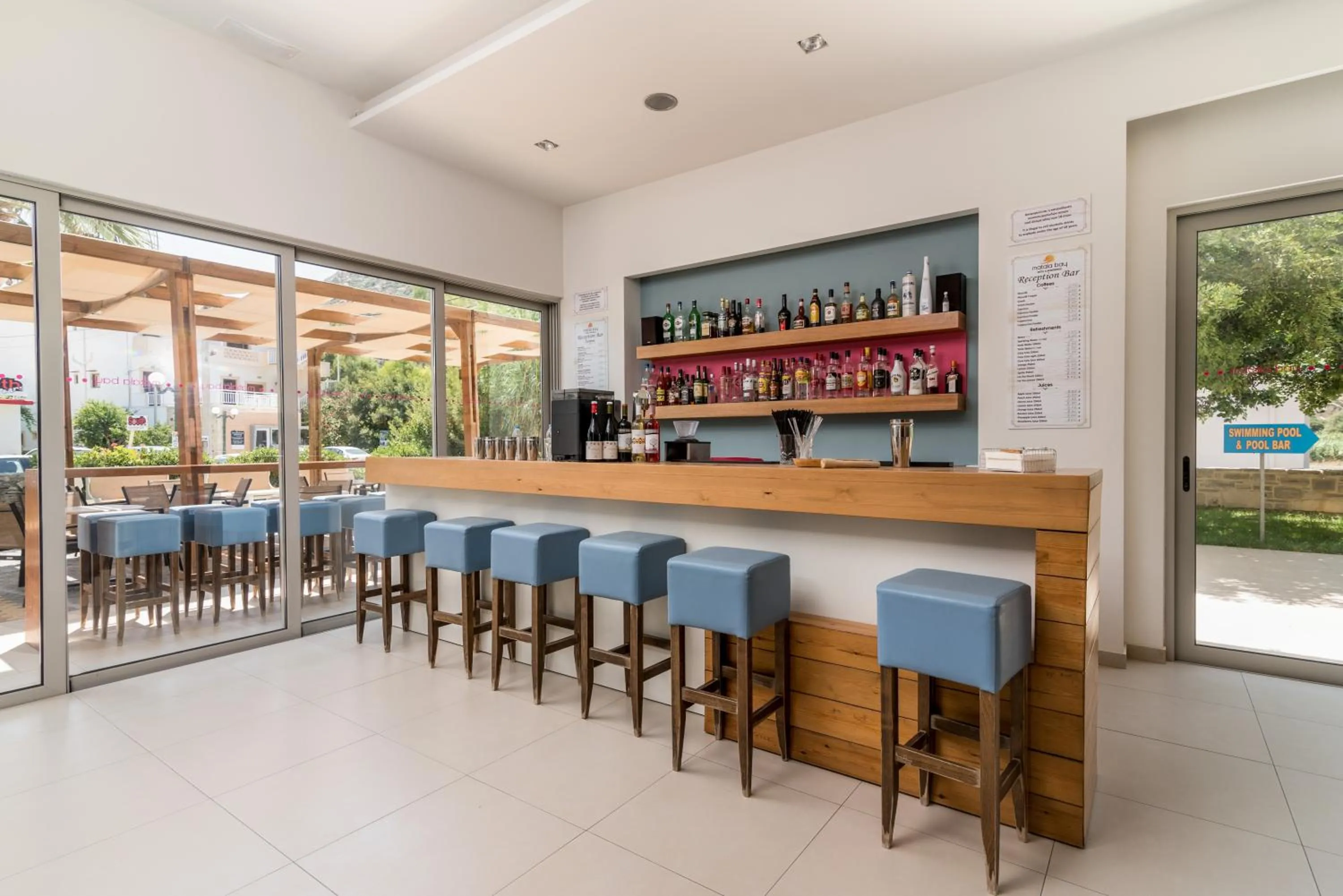 Lobby or reception in Matala Bay Hotel