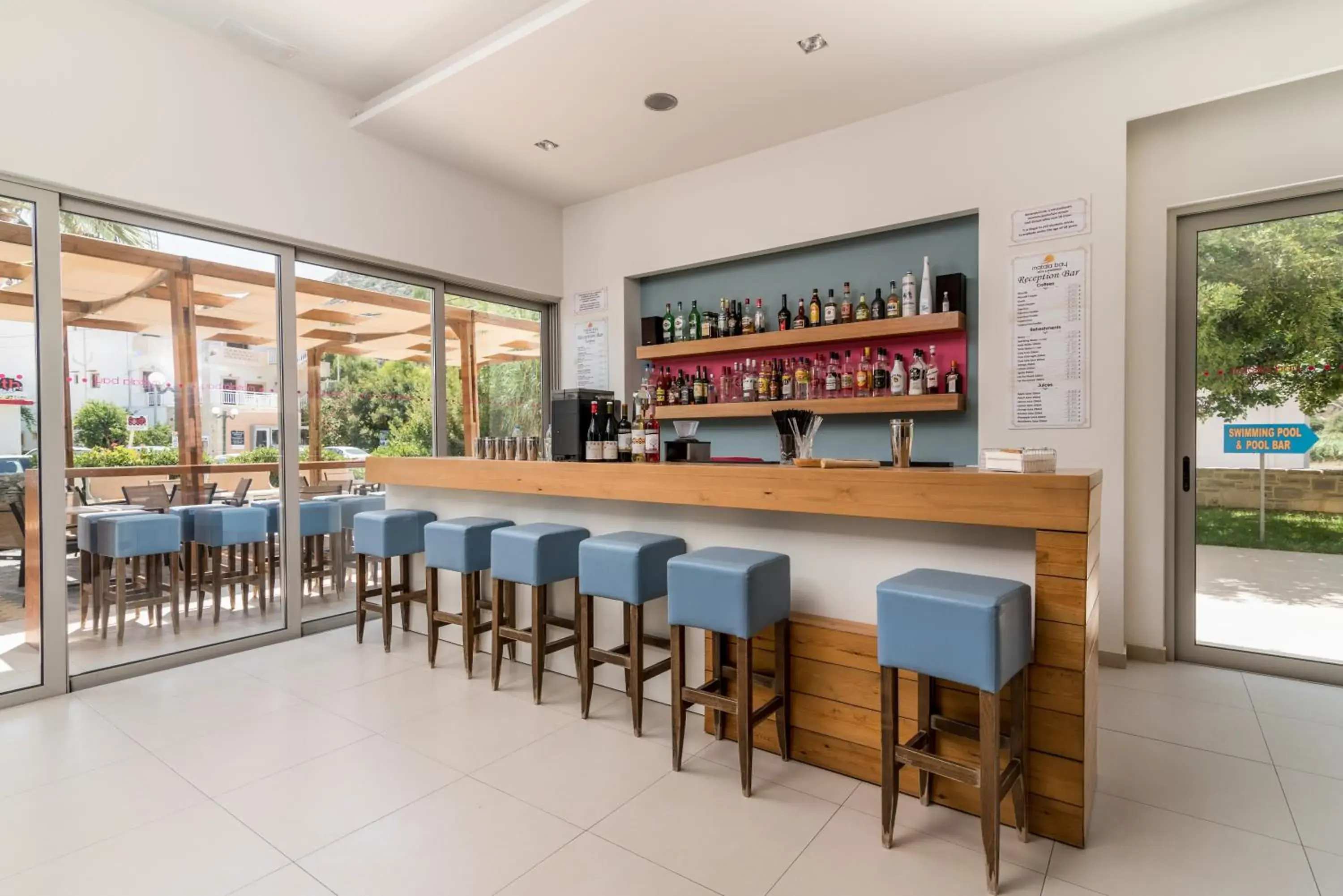 Lobby or reception in Matala Bay Hotel Lobby or reception in Matala Bay Hotel