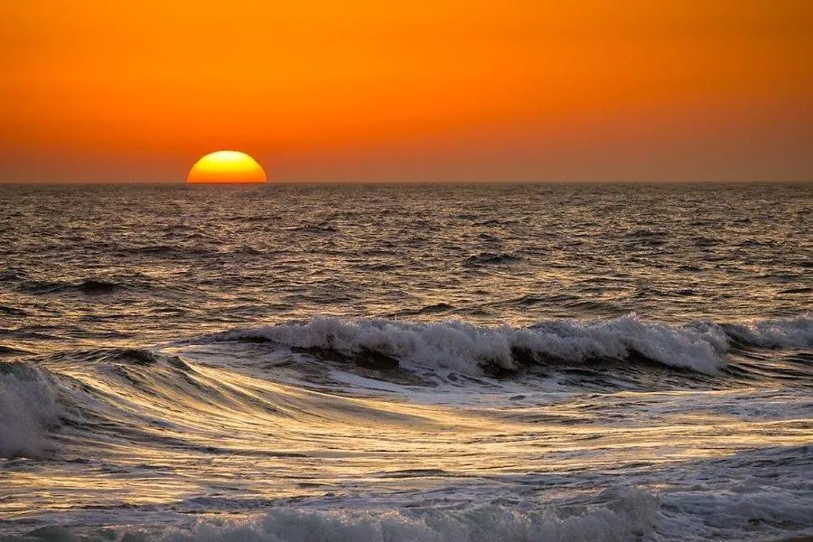 Sunset in Oceana Inn Maldives - Snorkeling, Sandbank & Surfing Adventures in Kudahuvadhoo Island