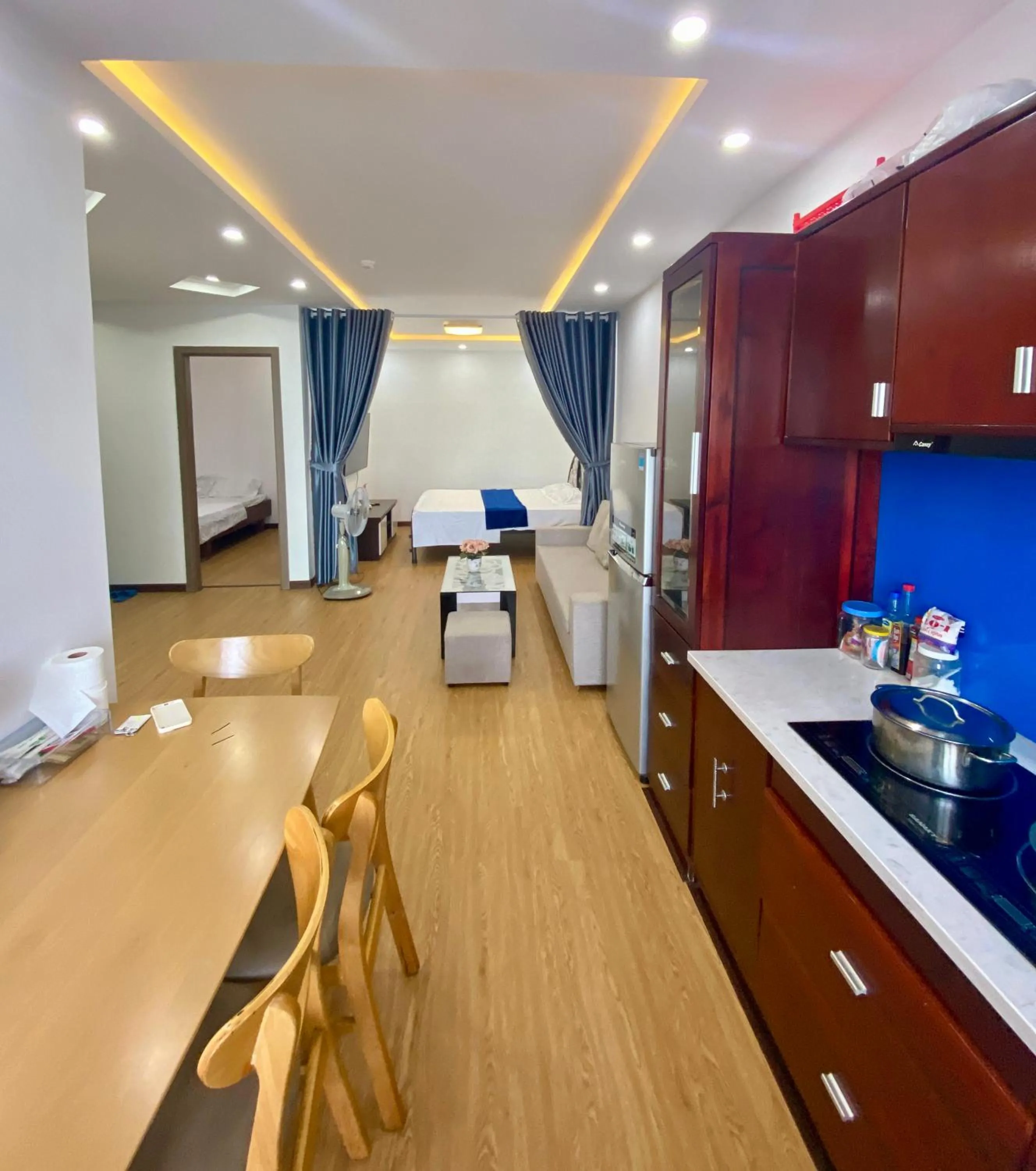 Kitchen or kitchenette in Ocean Dream Apartment Nha Trang