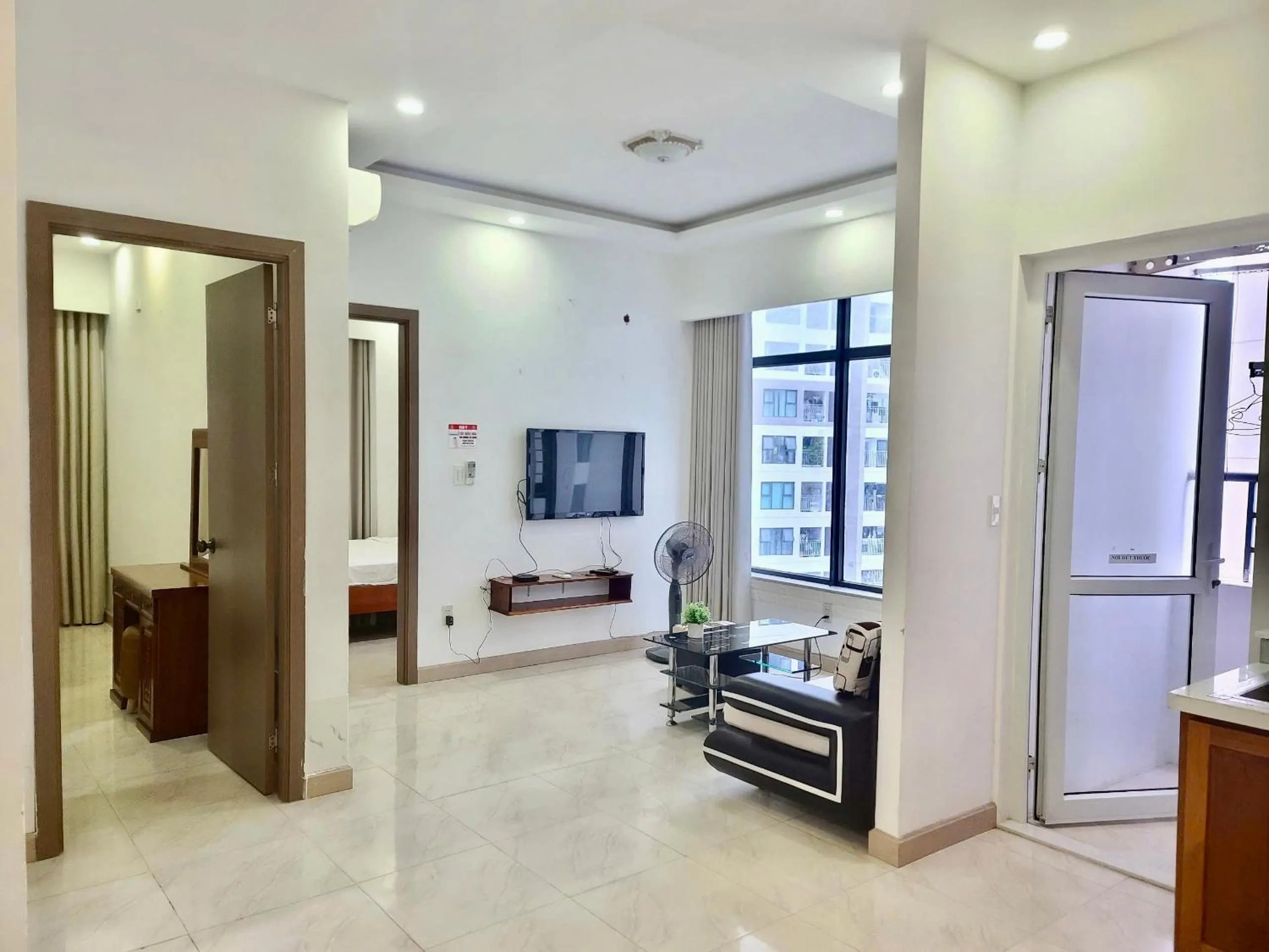 Communal lounge/ TV room, Bed in Ocean Dream Apartment Nha Trang