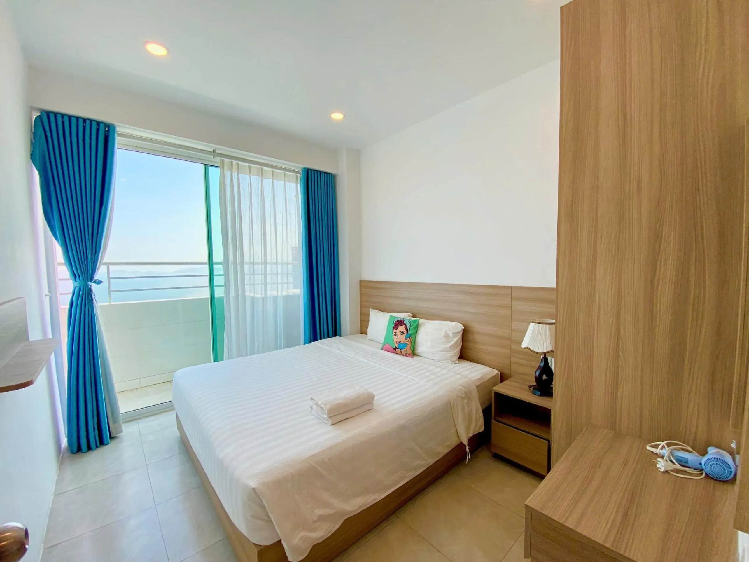 Bedroom, Bed in Ocean Dream Apartment Nha Trang