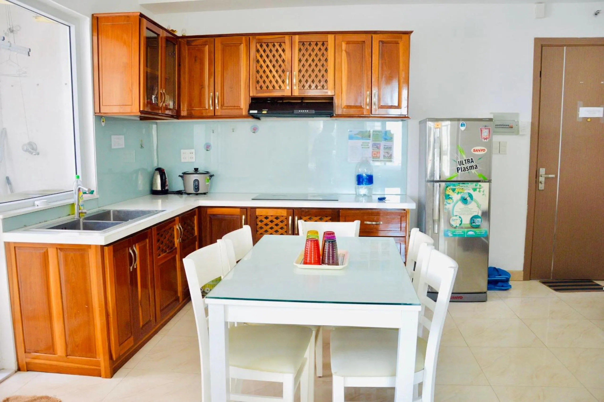 Kitchen or kitchenette in Ocean Dream Apartment Nha Trang