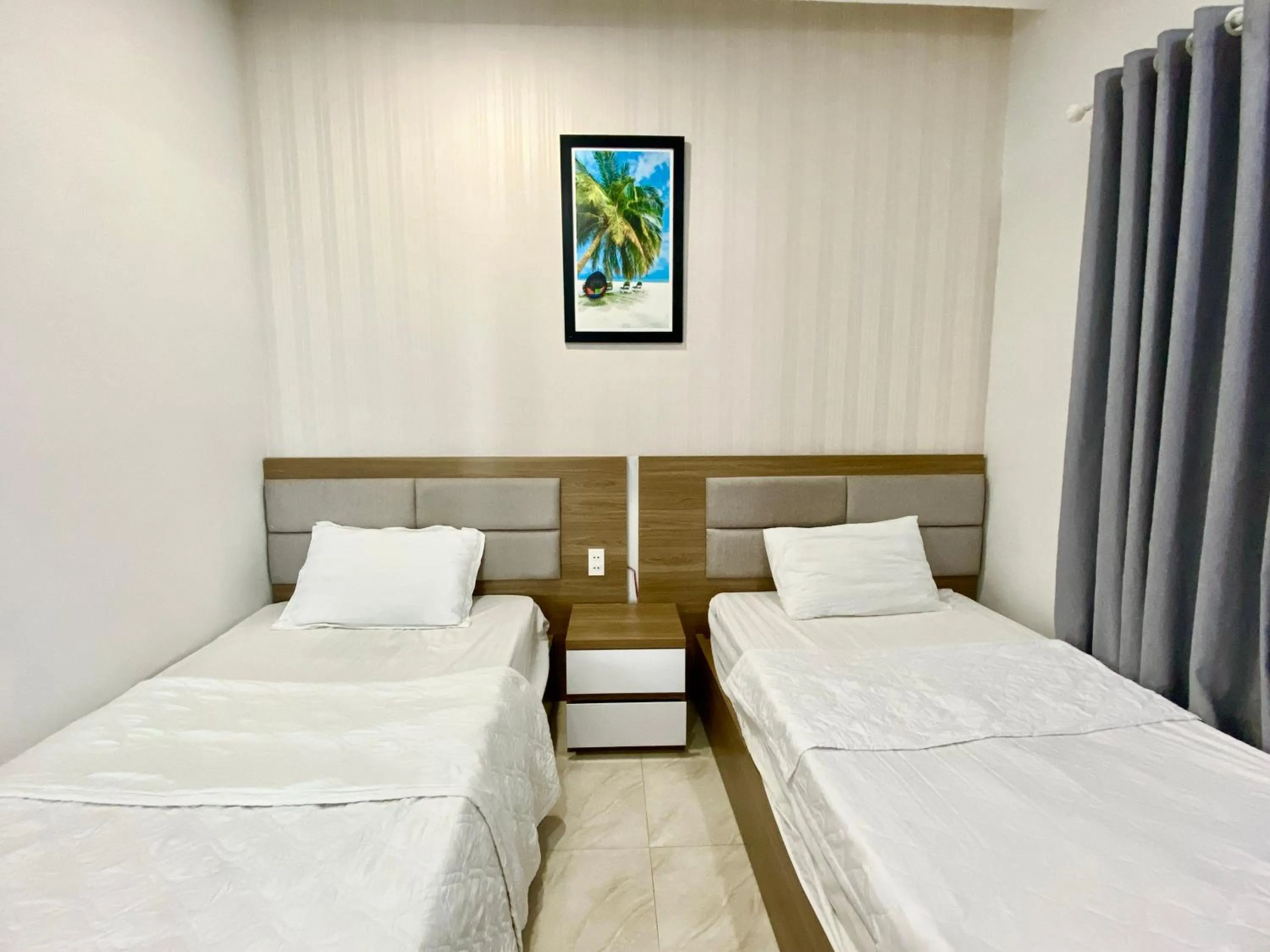 Bed in Ocean Dream Apartment Nha Trang