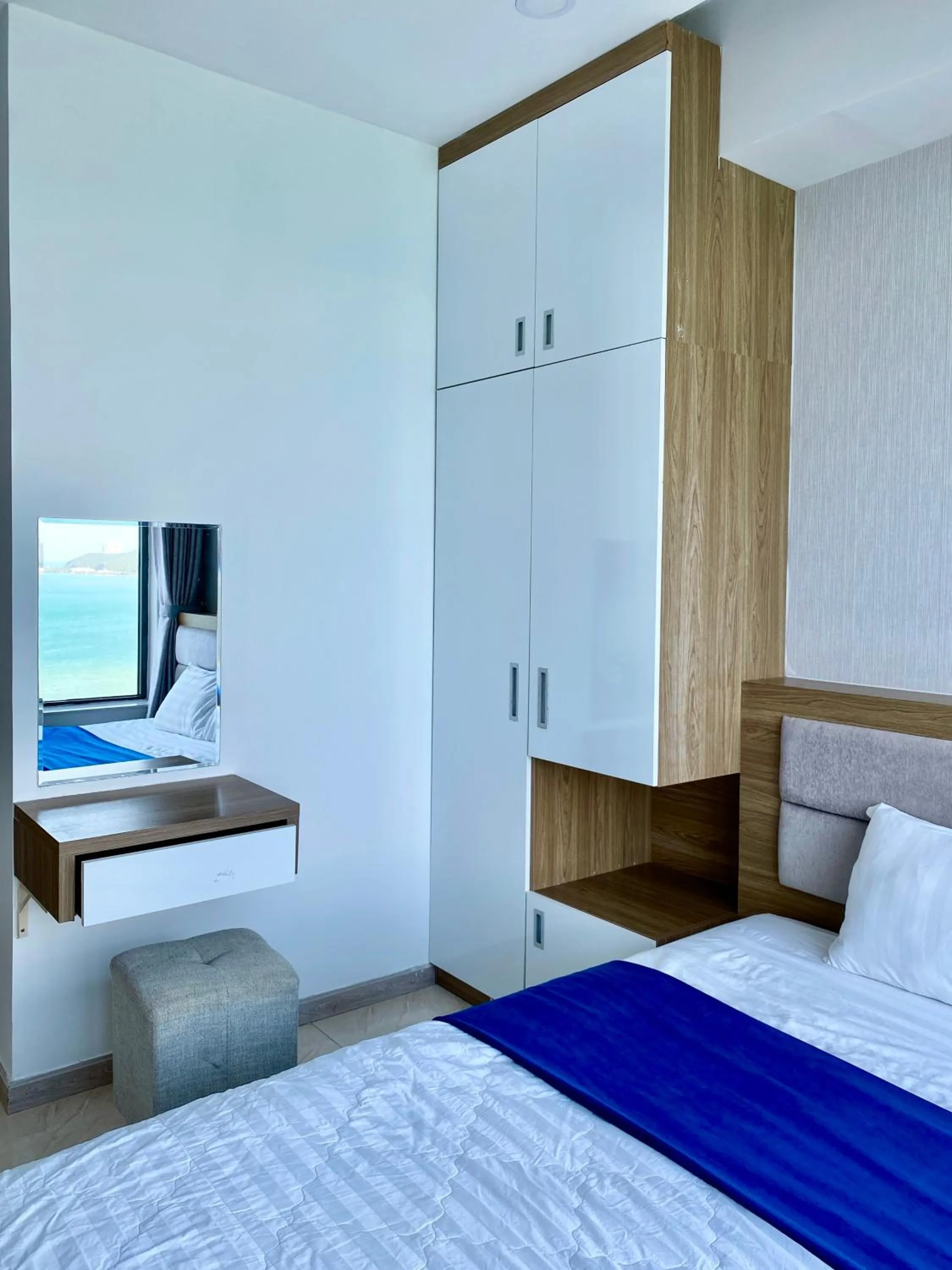 Bedroom, Bed in Ocean Dream Apartment Nha Trang