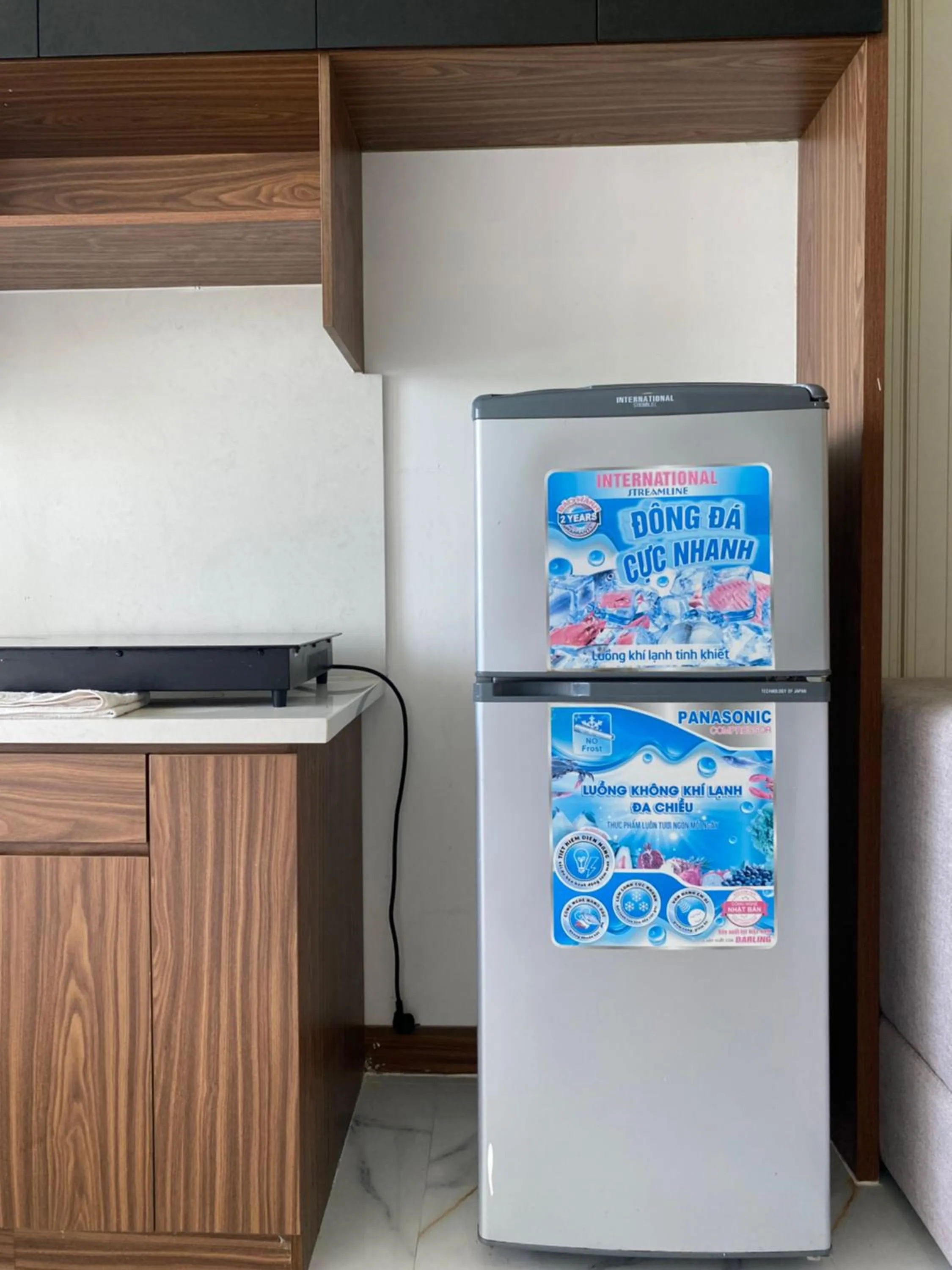 Kitchen or kitchenette in Ocean Dream Apartment Nha Trang