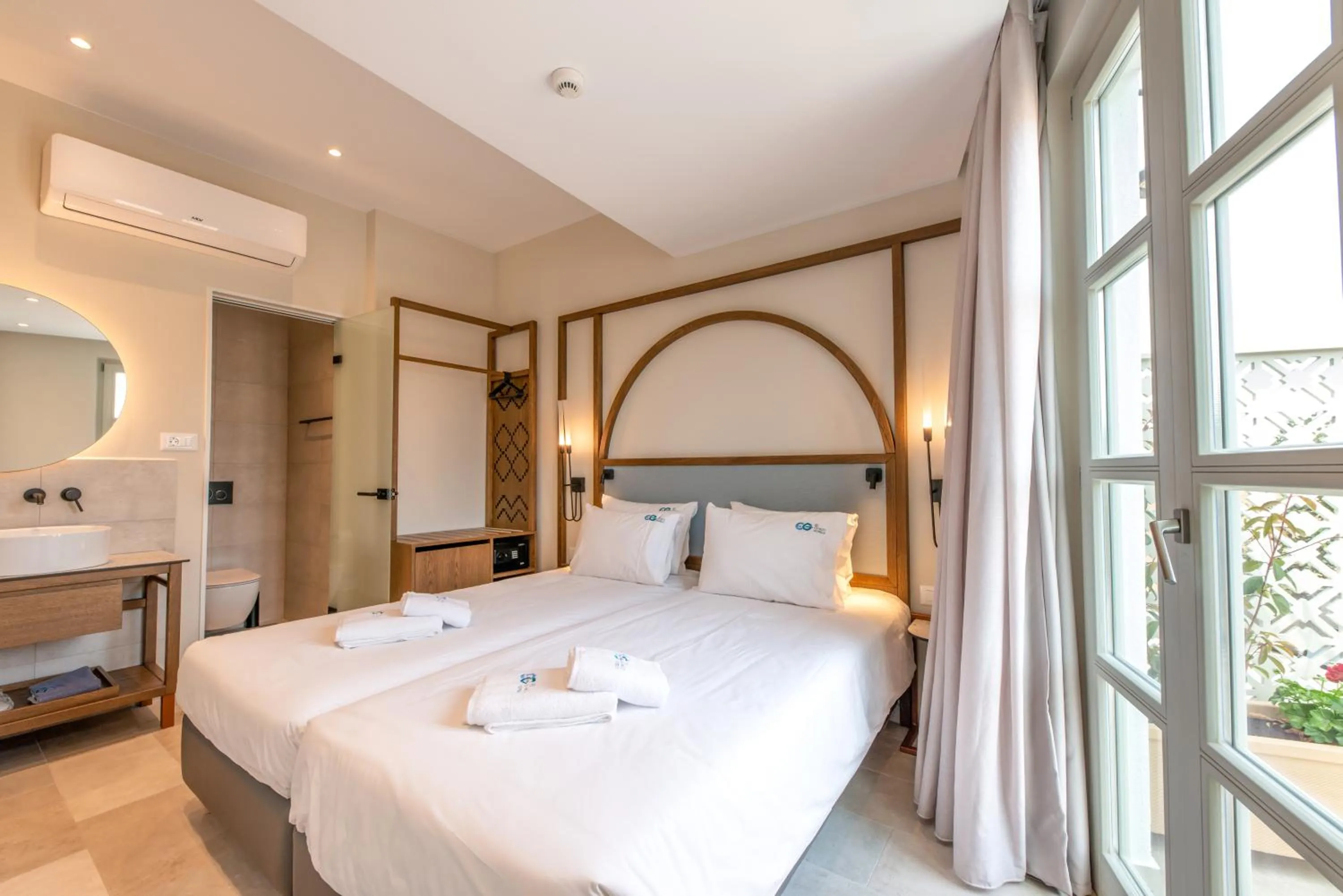 Bed in El Greco Hotel