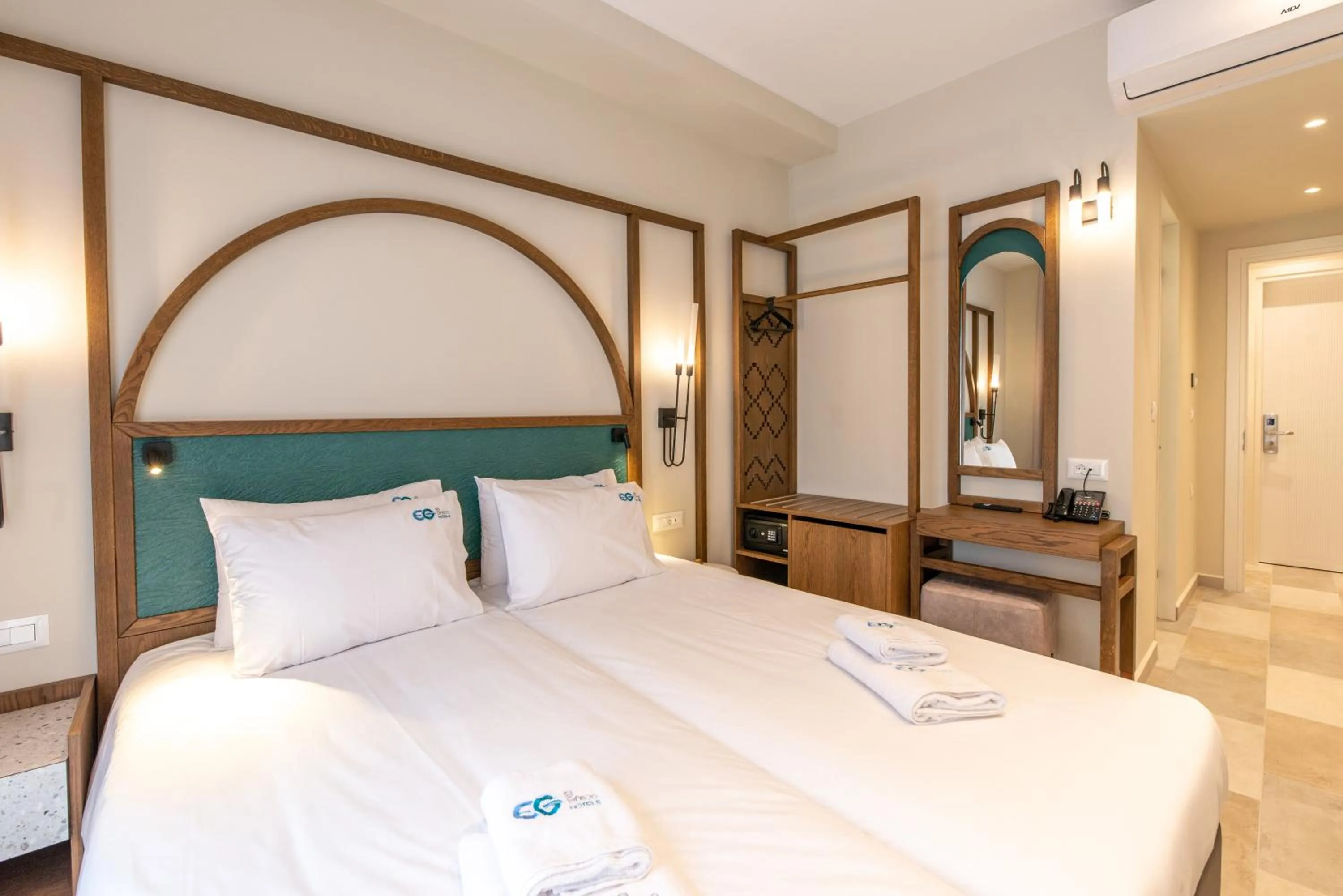 Bed in El Greco Hotel