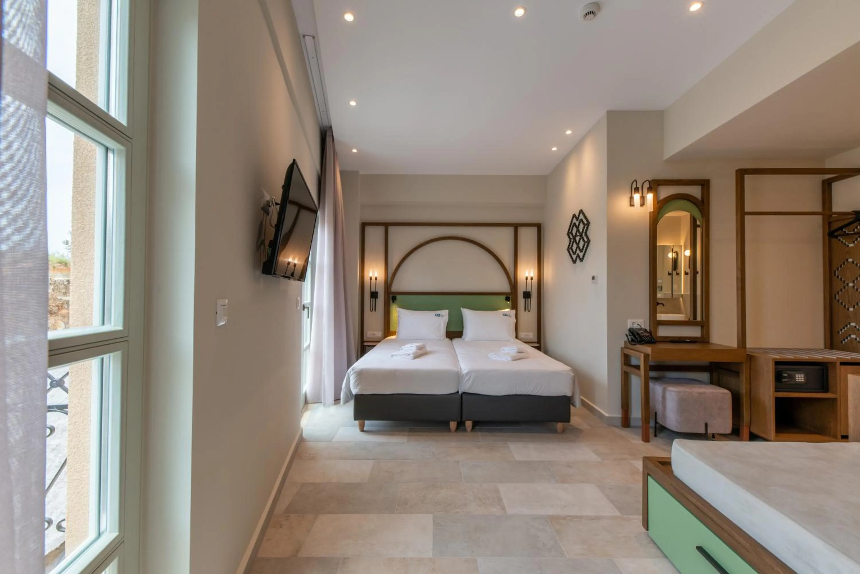 Bed in El Greco Hotel