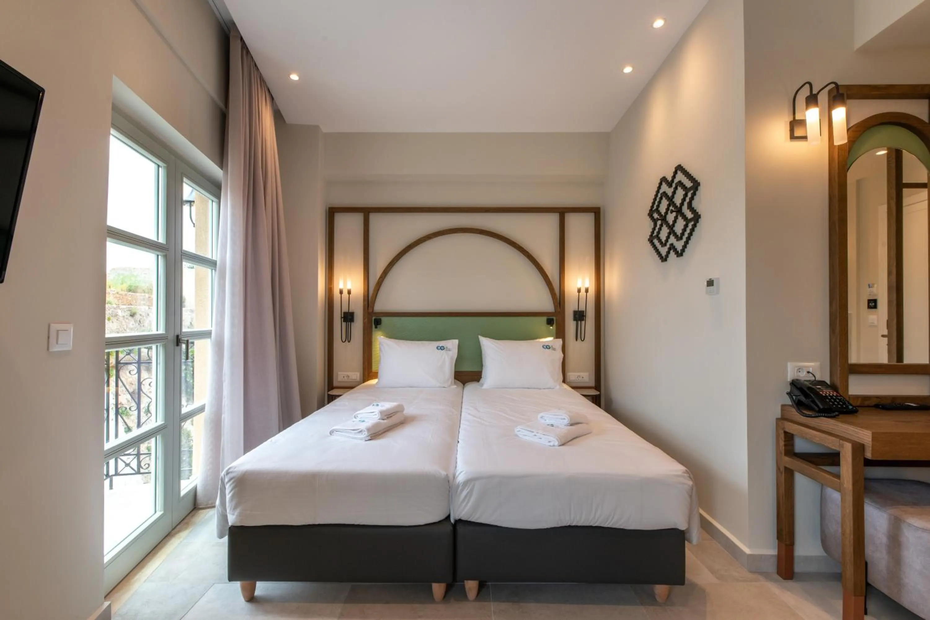 Bed in El Greco Hotel