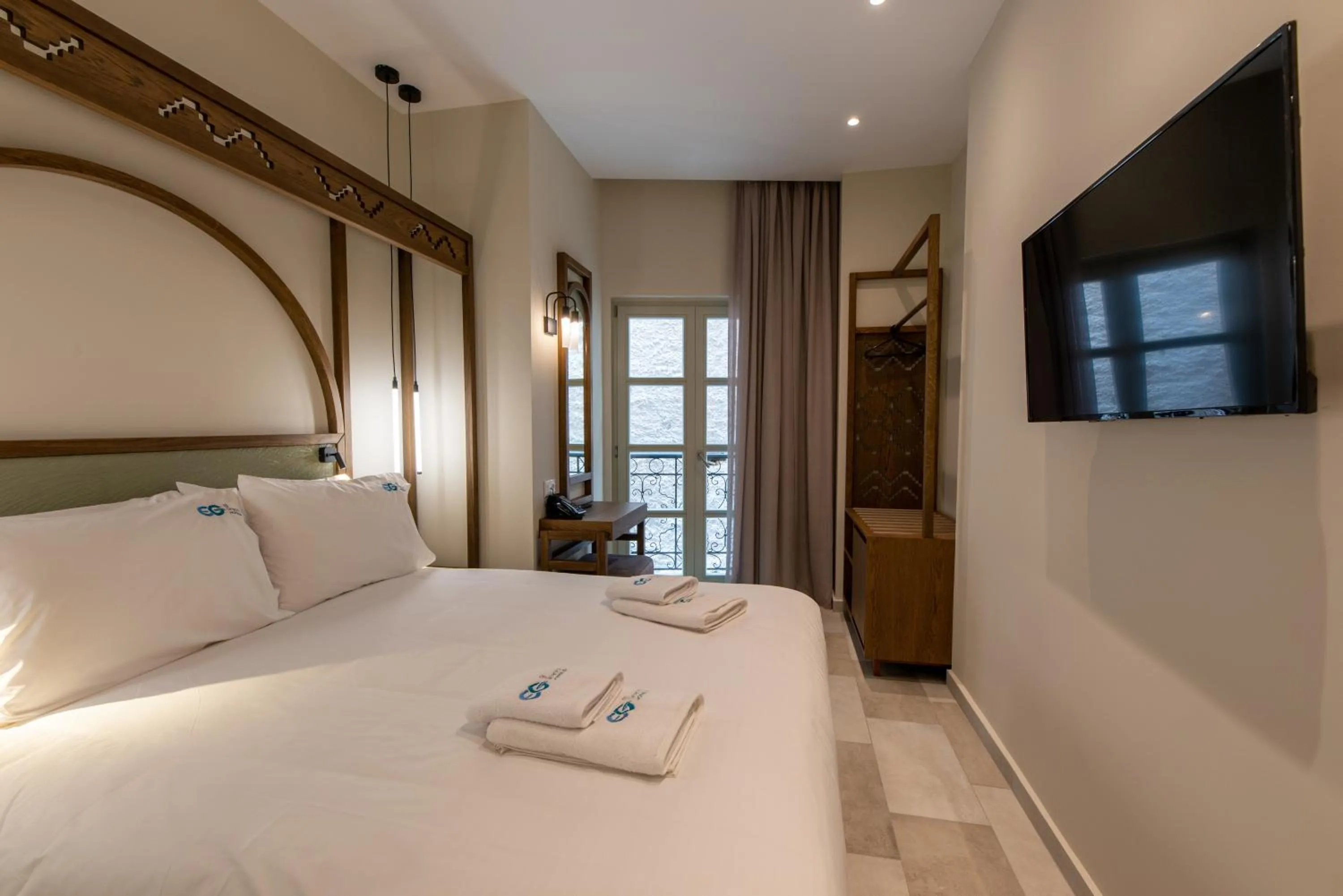 Bed in El Greco Hotel