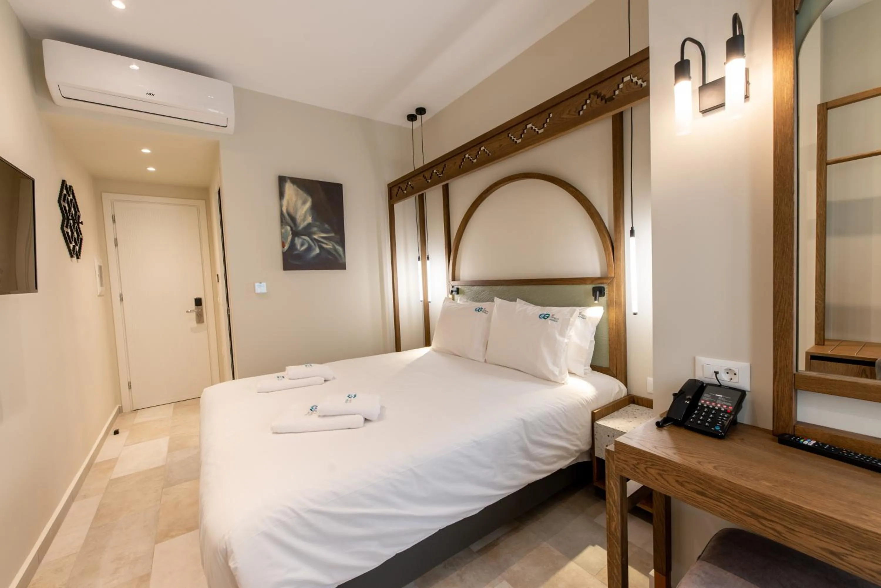 Bed in El Greco Hotel