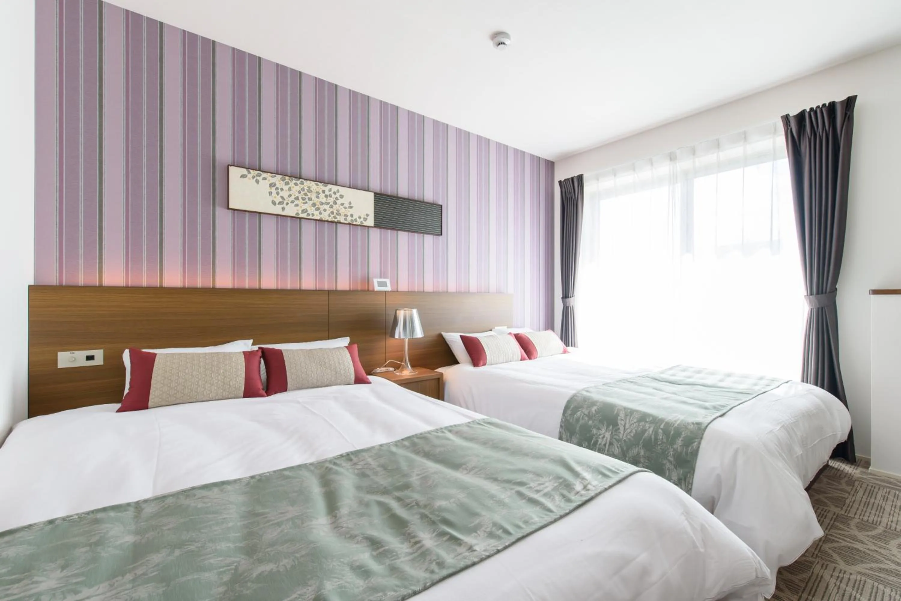 Bed in Oyado Shinmachi Gojo