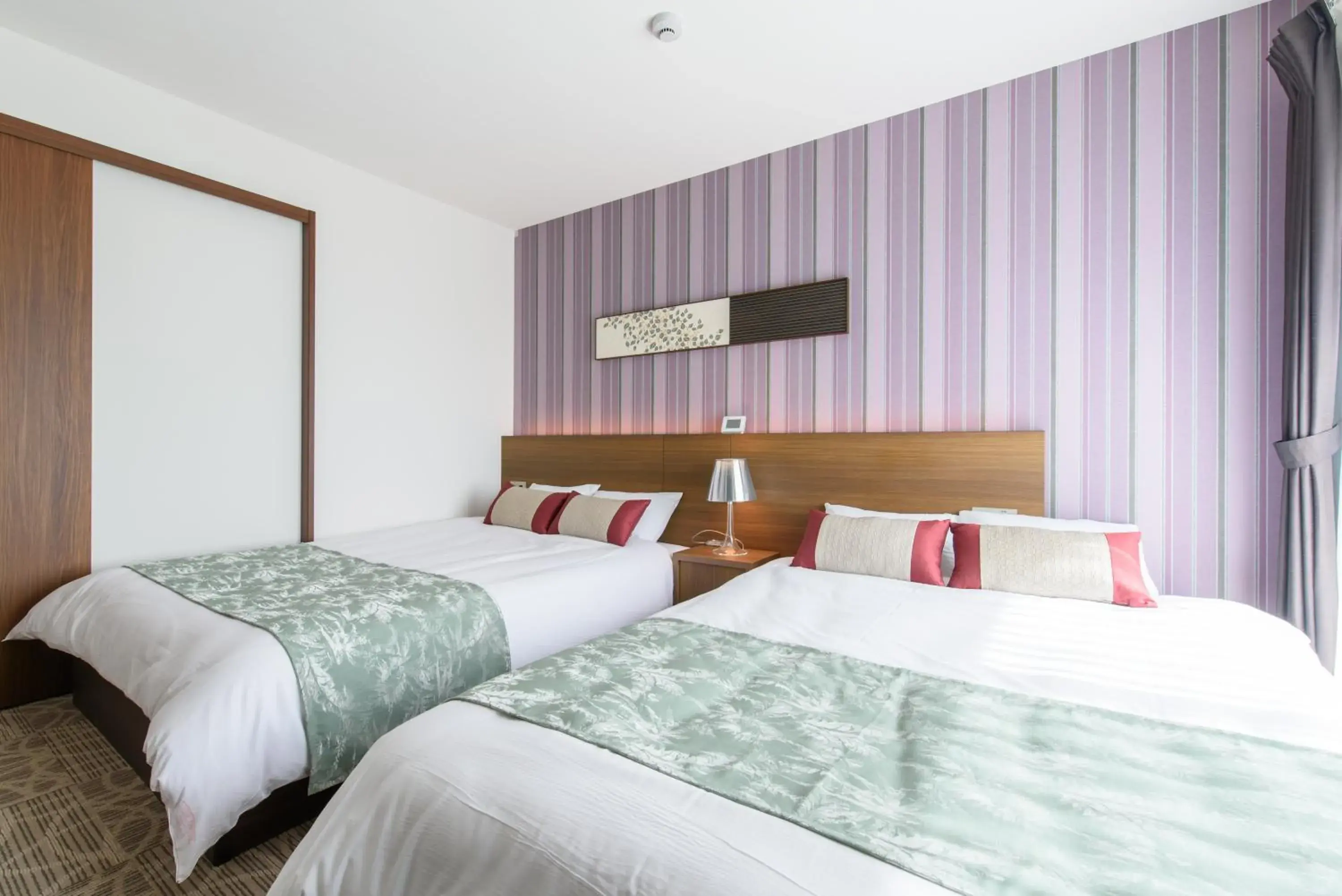 Bed in Oyado Shinmachi Gojo Bed in Oyado Shinmachi Gojo