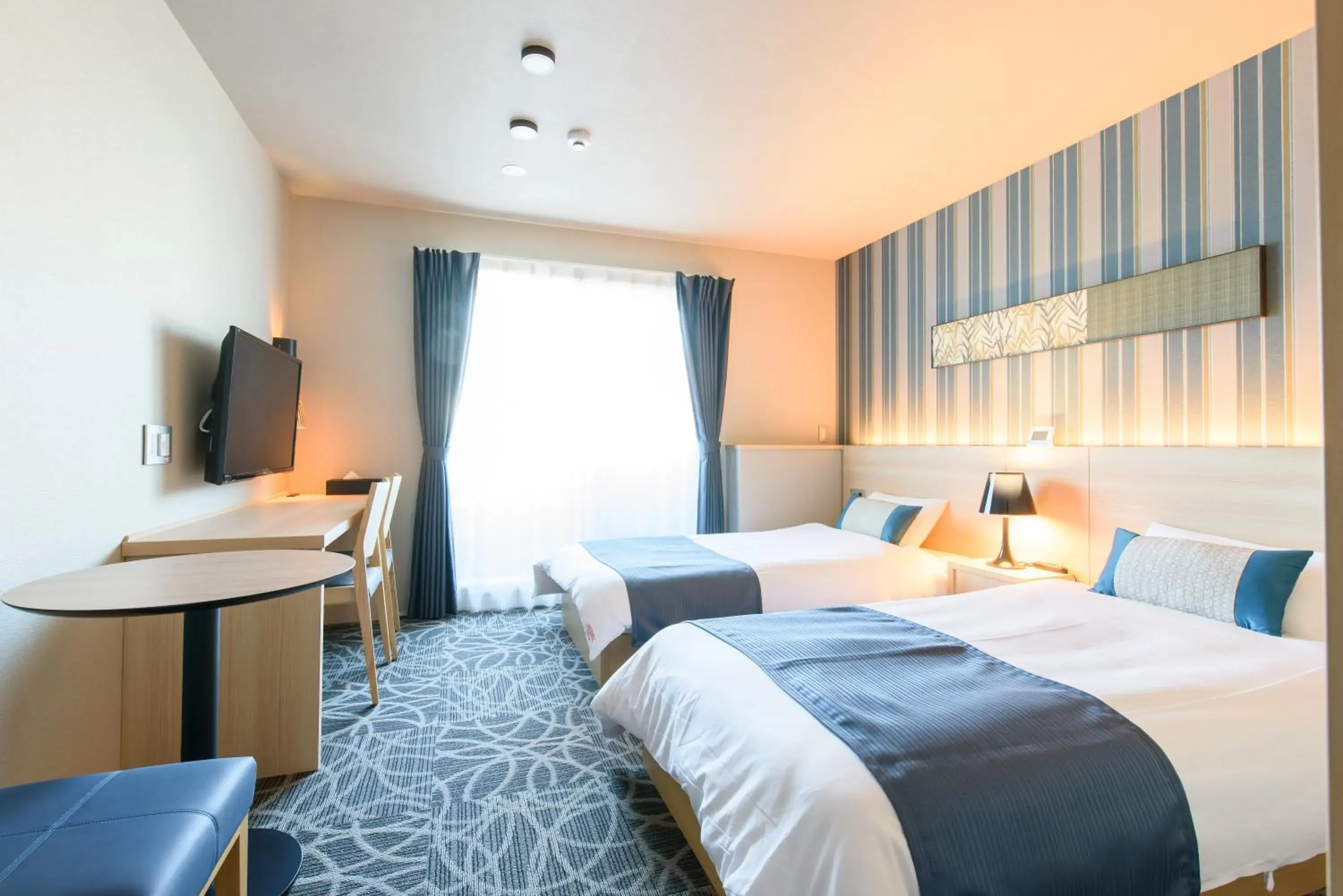 Deluxe Double Room with Two Double Beds - single occupancy in Oyado Shinmachi Gojo Deluxe Double Room with Two Double Beds - single occupancy in Oyado Shinmachi Gojo