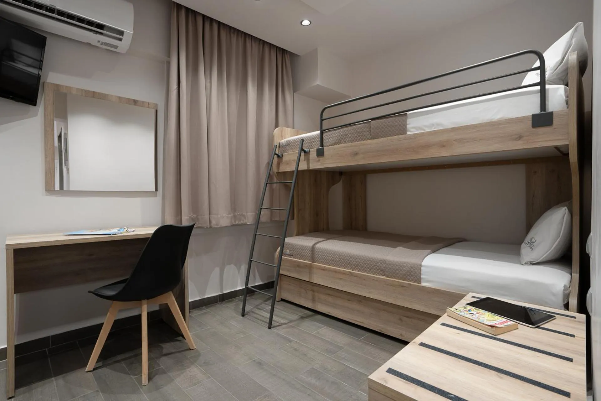 Bed in Piraeus City Hotel